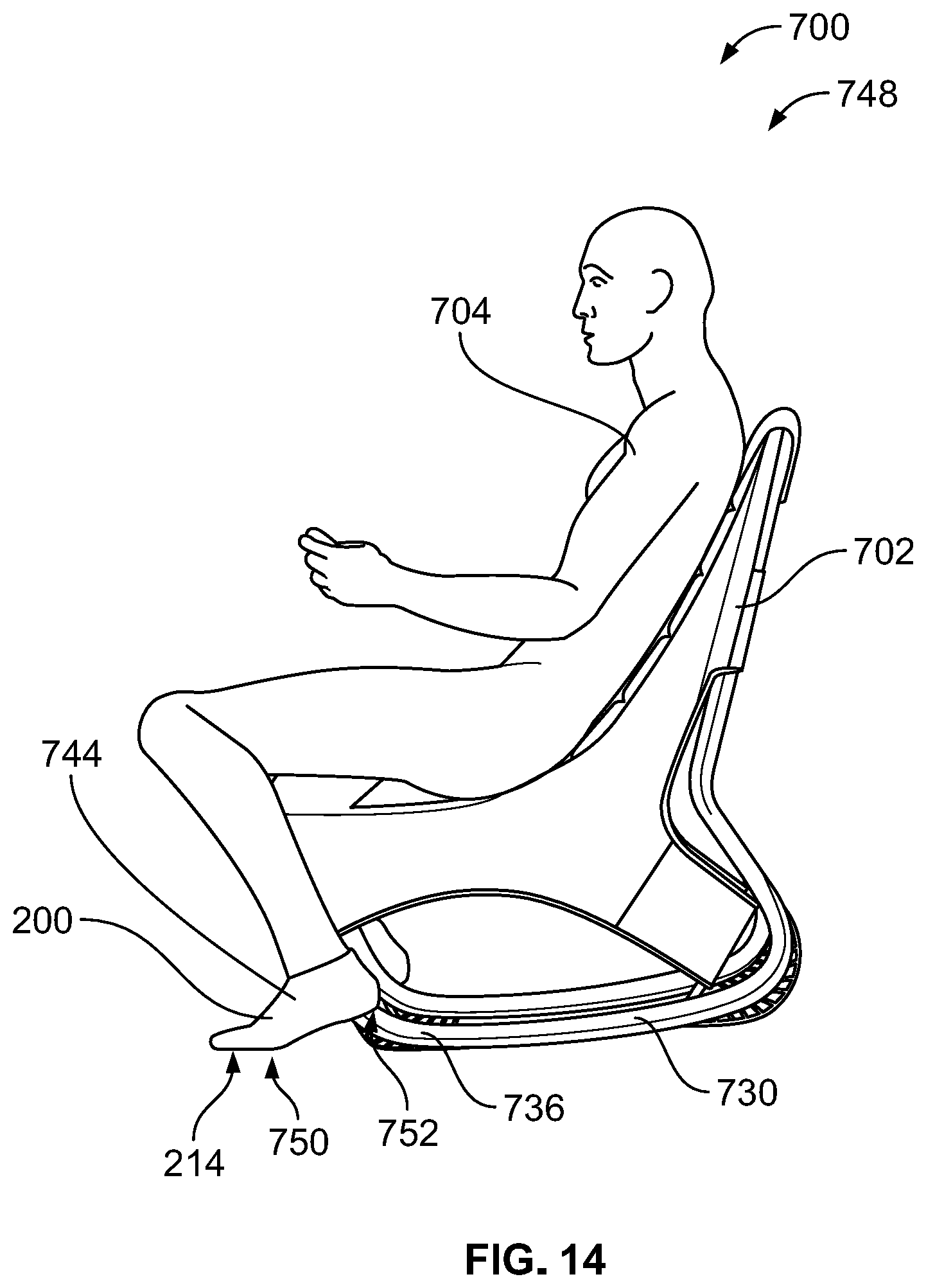 Patent US12317949 Figure 14 – Article of footwear