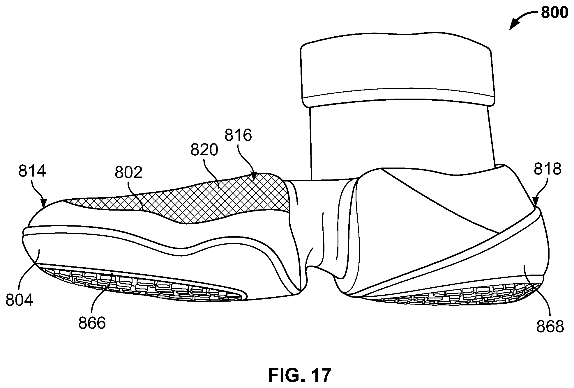 Patent US12317949 Figure 17 – Article of footwear
