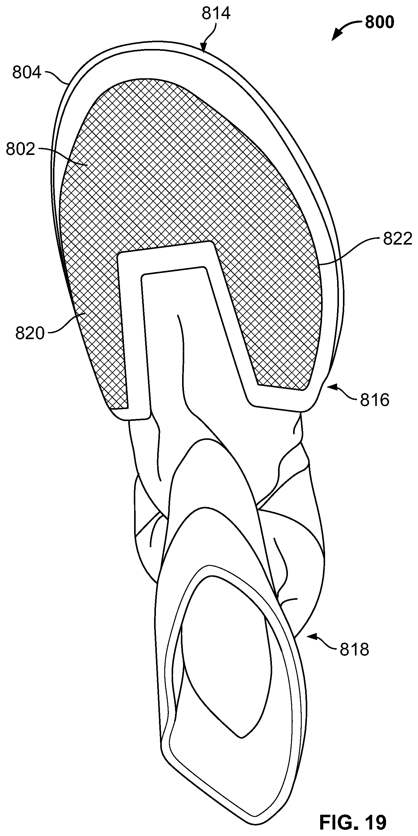 Patent US12317949 Figure 19 – Article of footwear