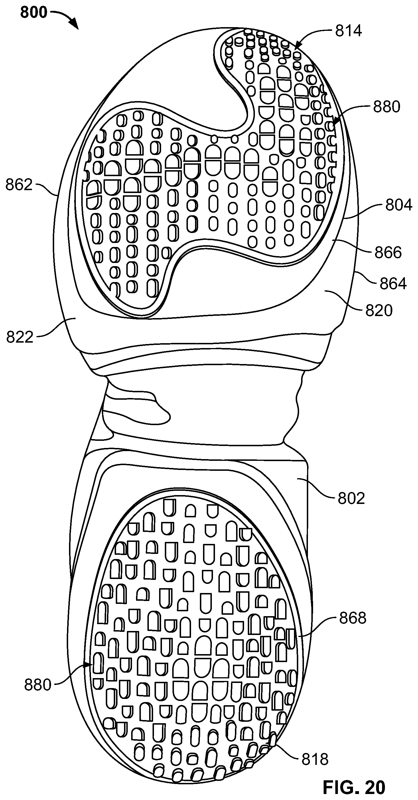 Patent US12317949 Figure 20 – Article of footwear