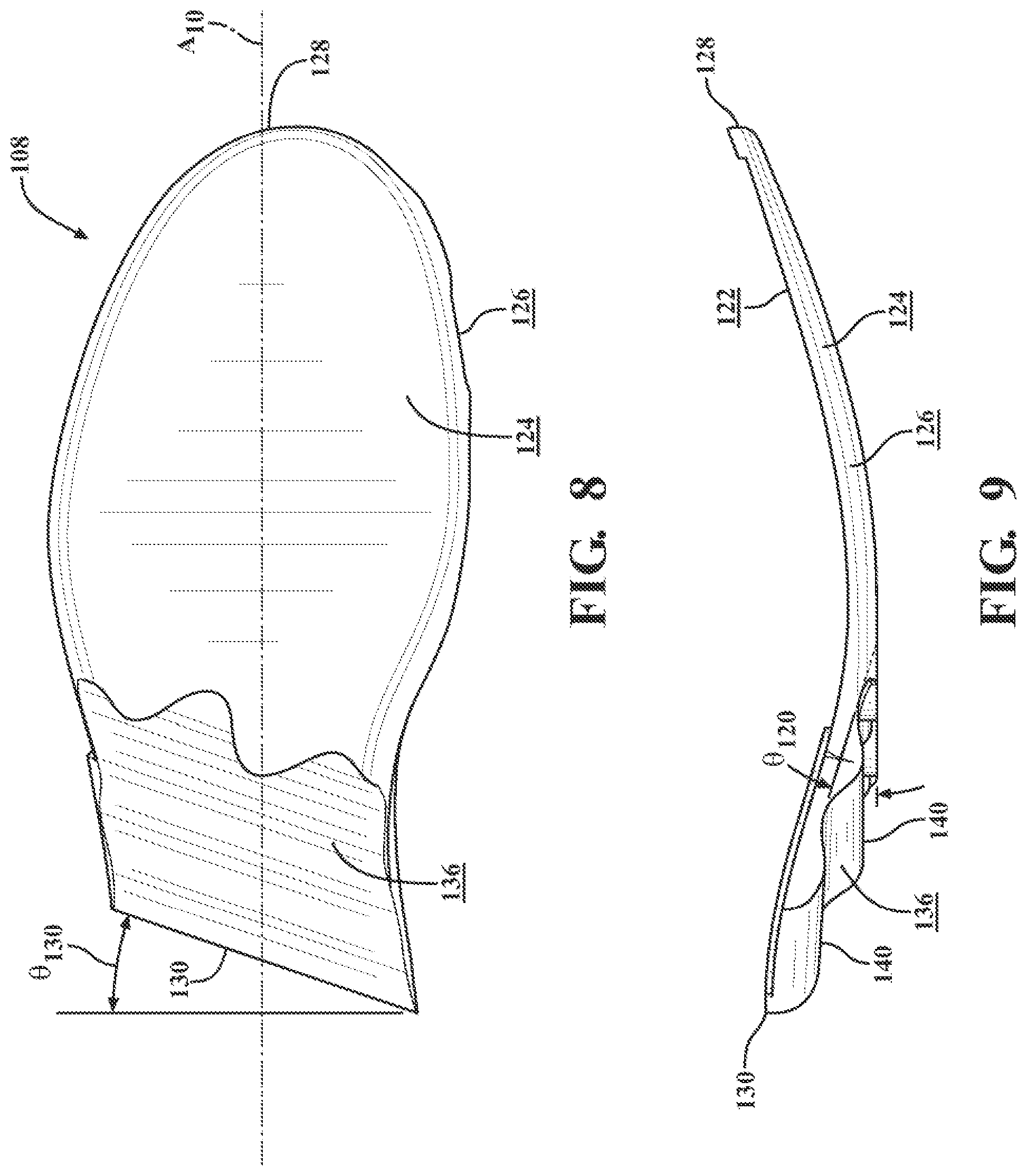 Patent US12317951 Figure 8 – Sole structure for article of footwear