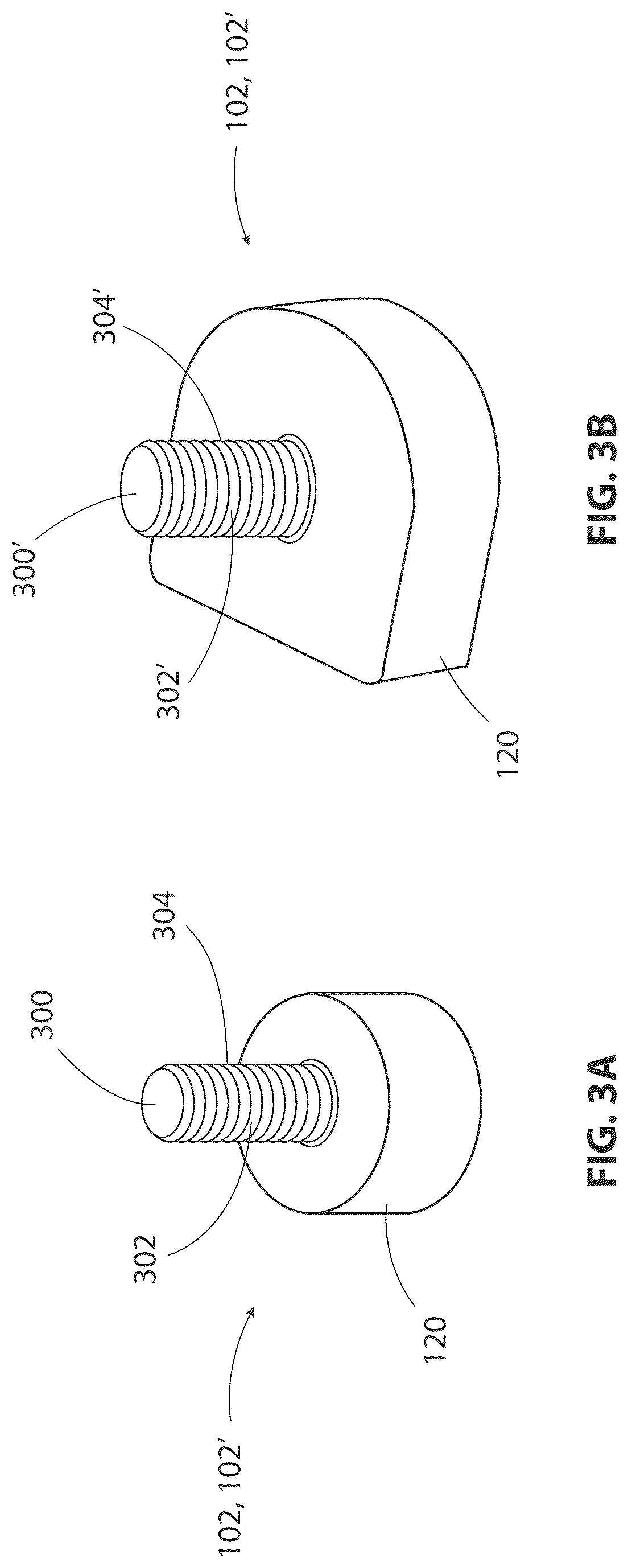 Patent US12317954 Figure 3 – Heel tip cushion with anchoring mechanism inside heel stem