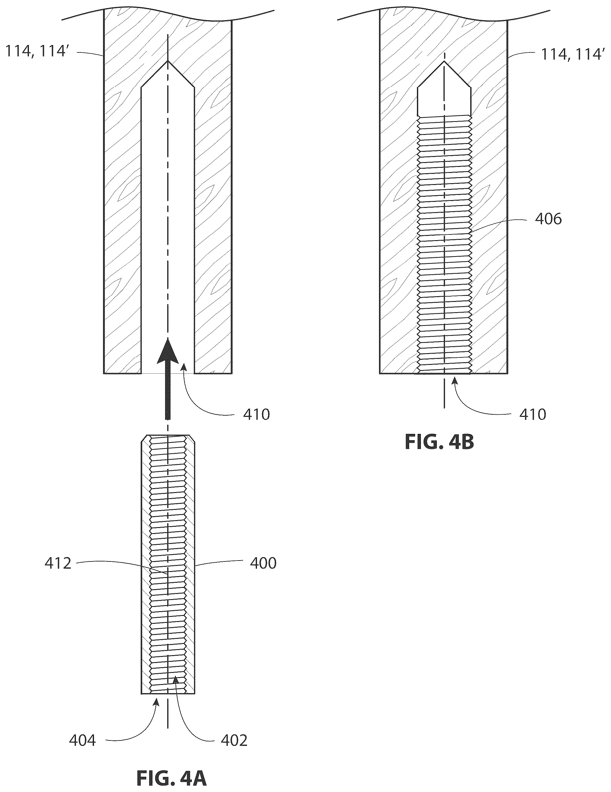 Patent US12317954 Figure 4 – Heel tip cushion with anchoring mechanism inside heel stem