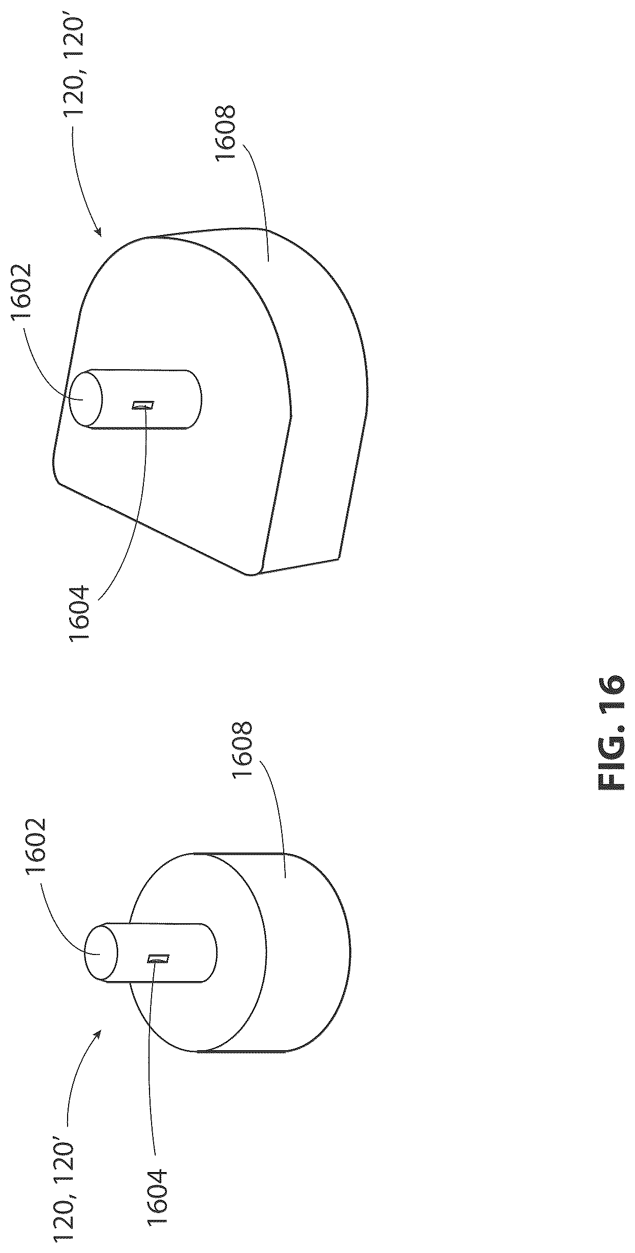 Patent US12317954 Figure 16 – Heel tip cushion with anchoring mechanism inside heel stem