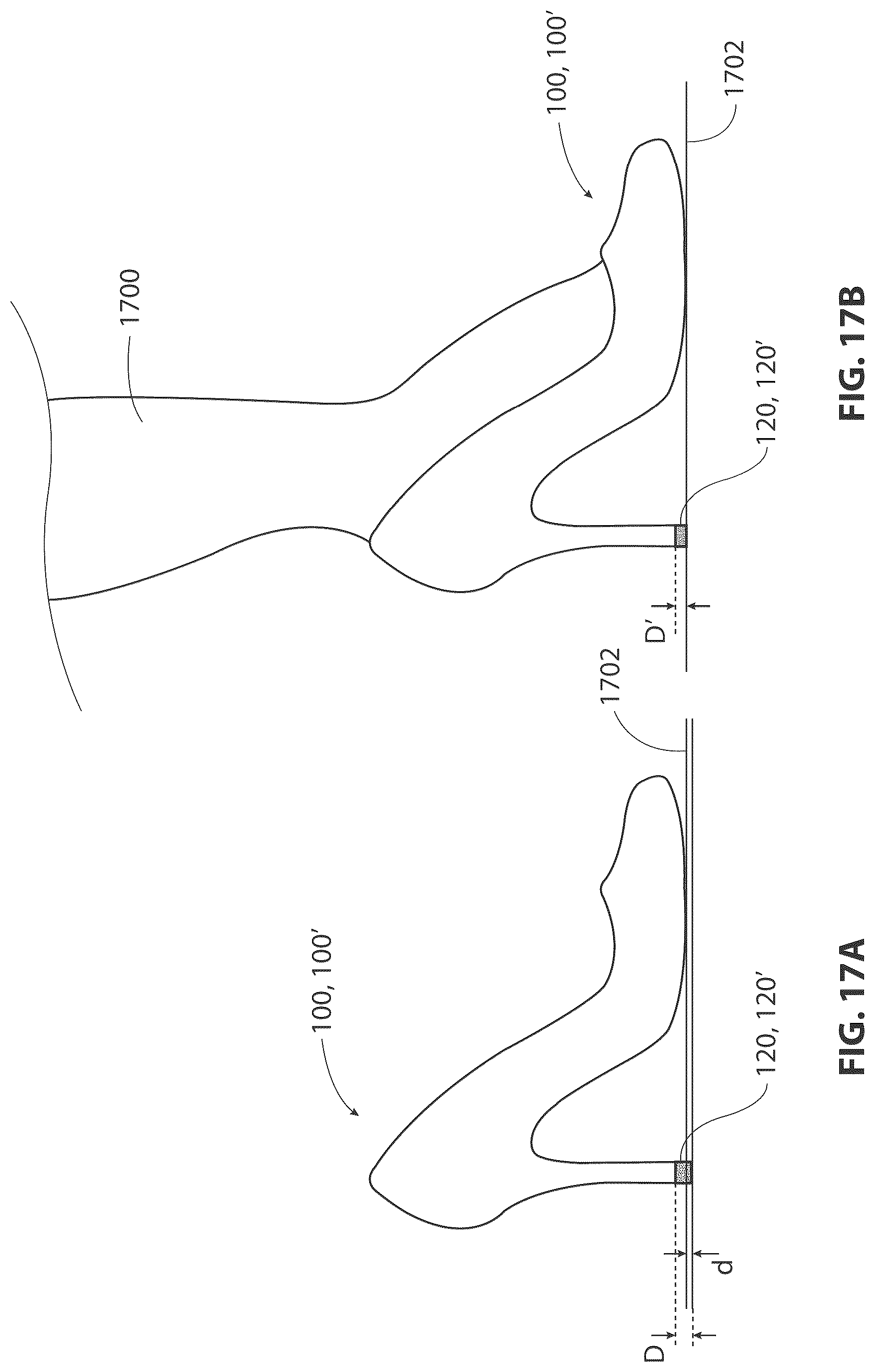 Patent US12317954 Figure 17 – Heel tip cushion with anchoring mechanism inside heel stem