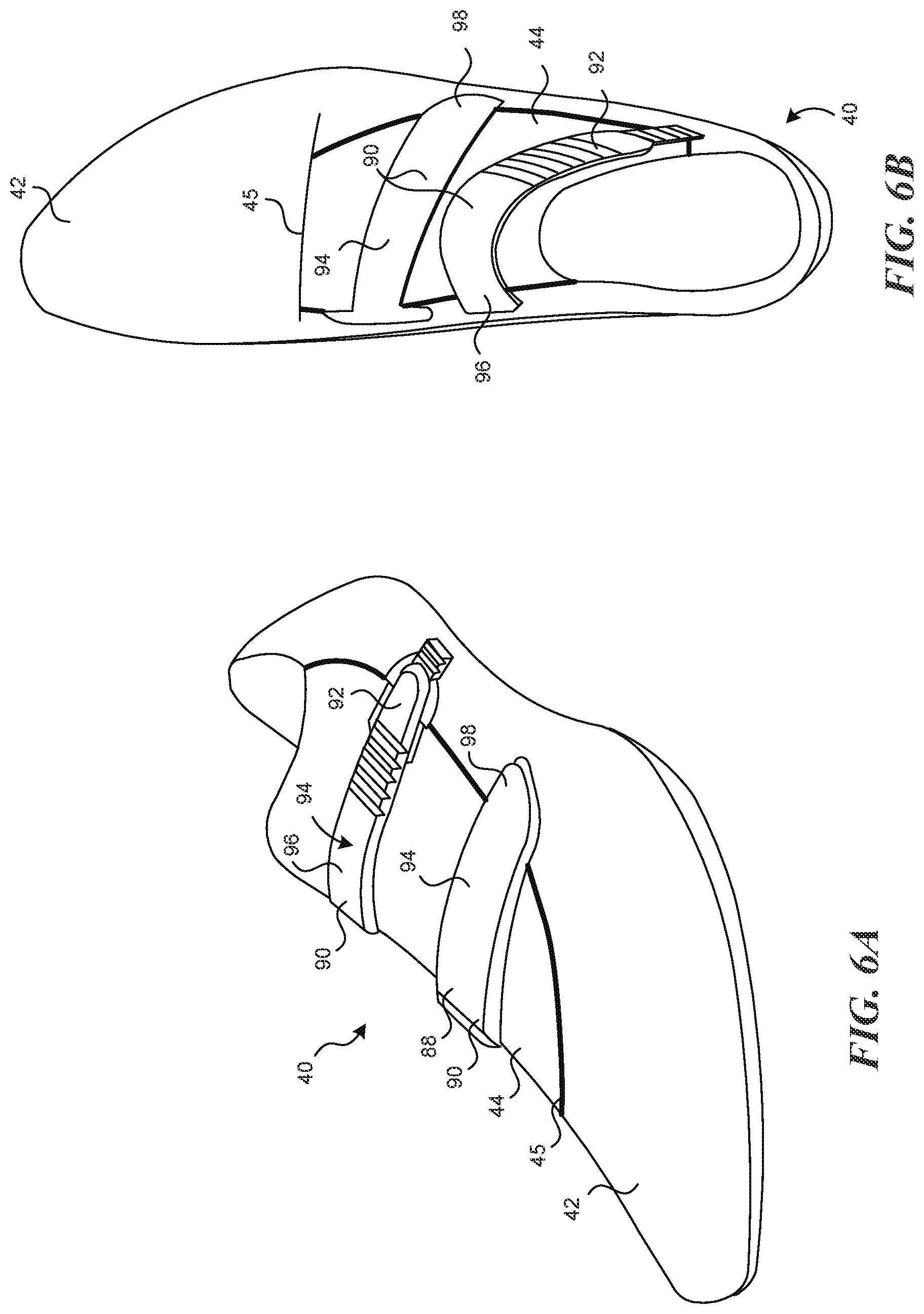 Patent US12317955 Figure 8 – Personalized footwear with integrated caging system