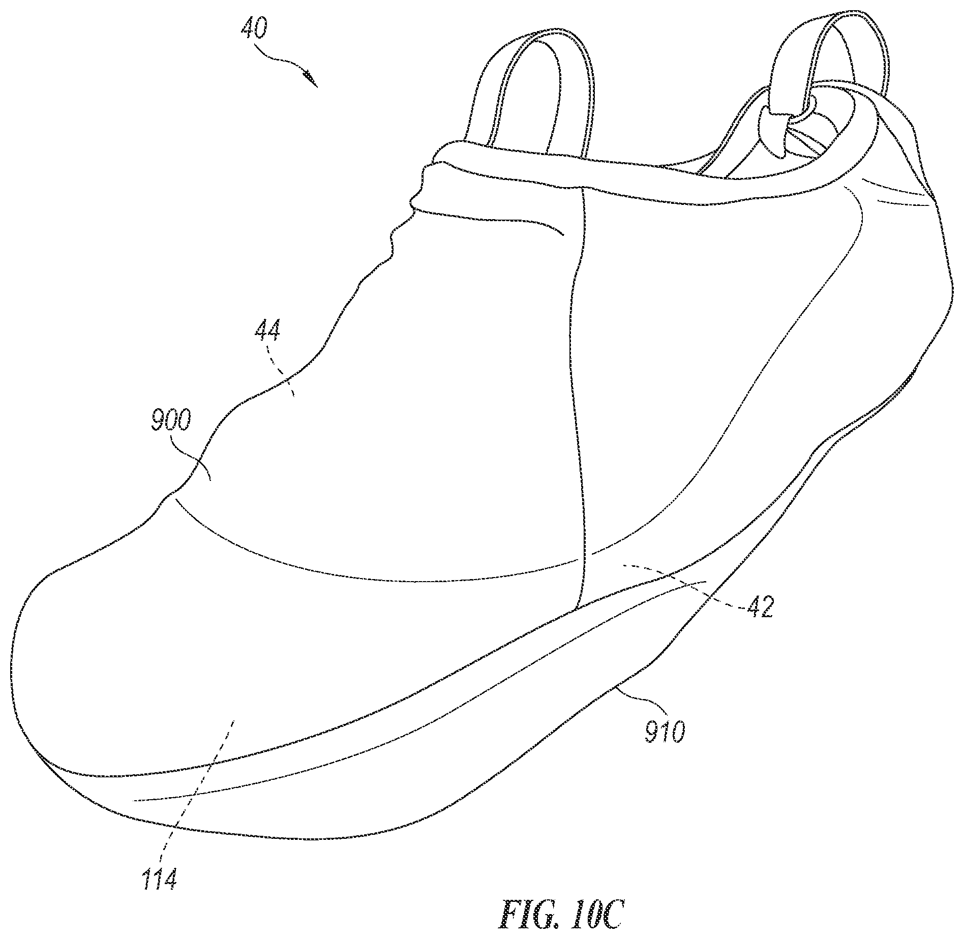 Patent US12317955 Figure 14 – Personalized footwear with integrated caging system
