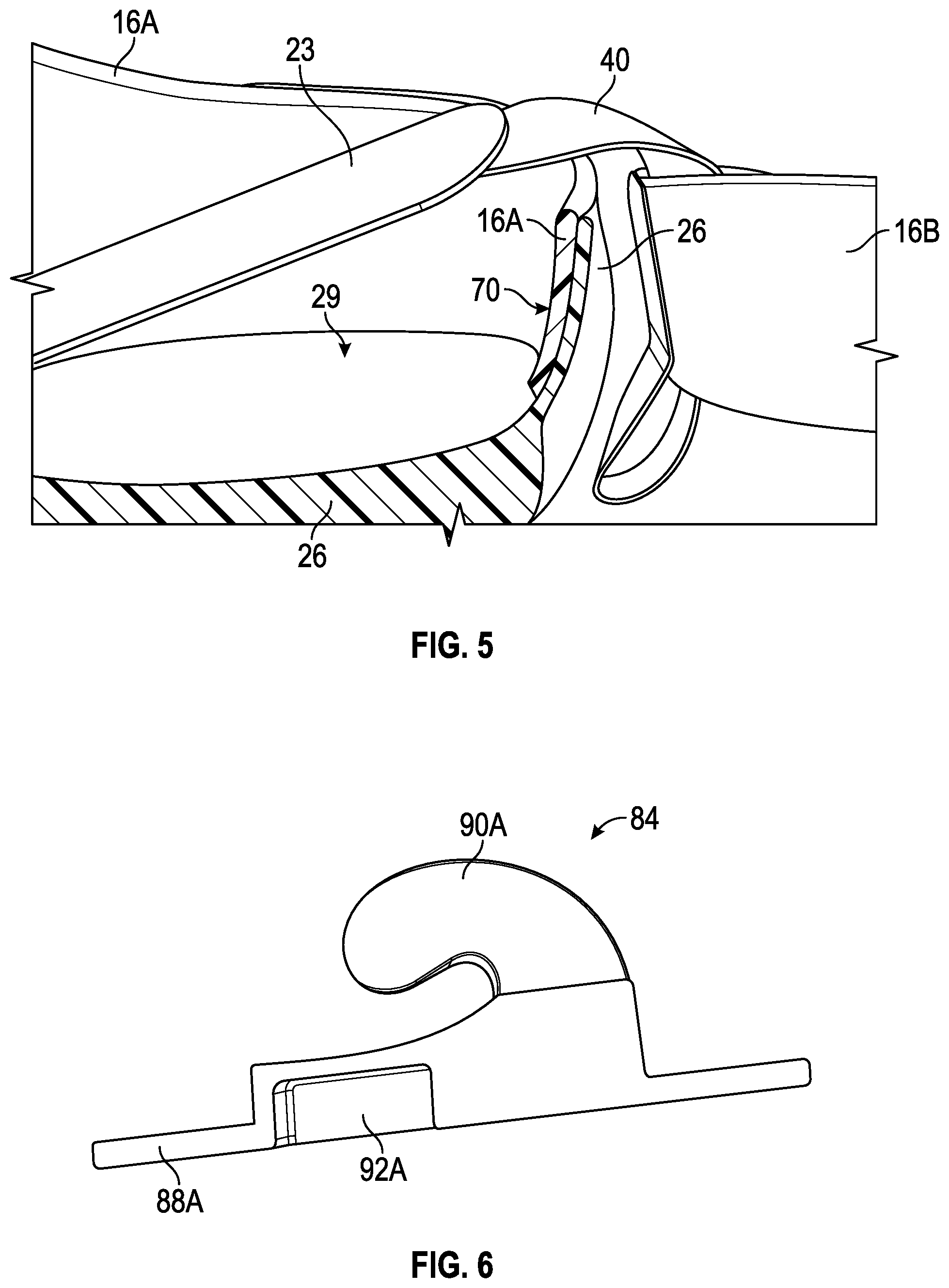 Patent US12317960 Figure 3 – Rear access article of footwear with movable heel portion