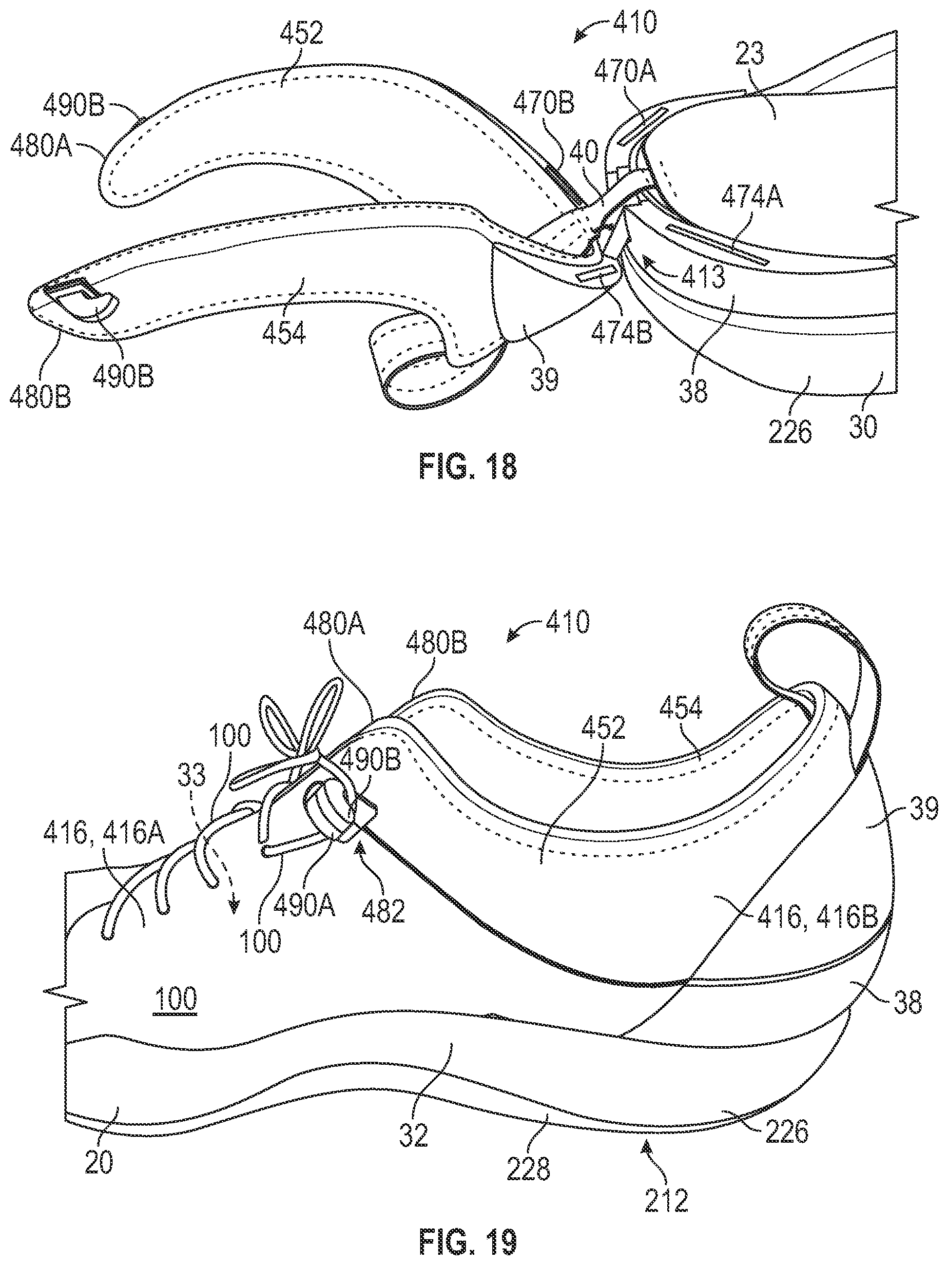 Patent US12317960 Figure 9 – Rear access article of footwear with movable heel portion