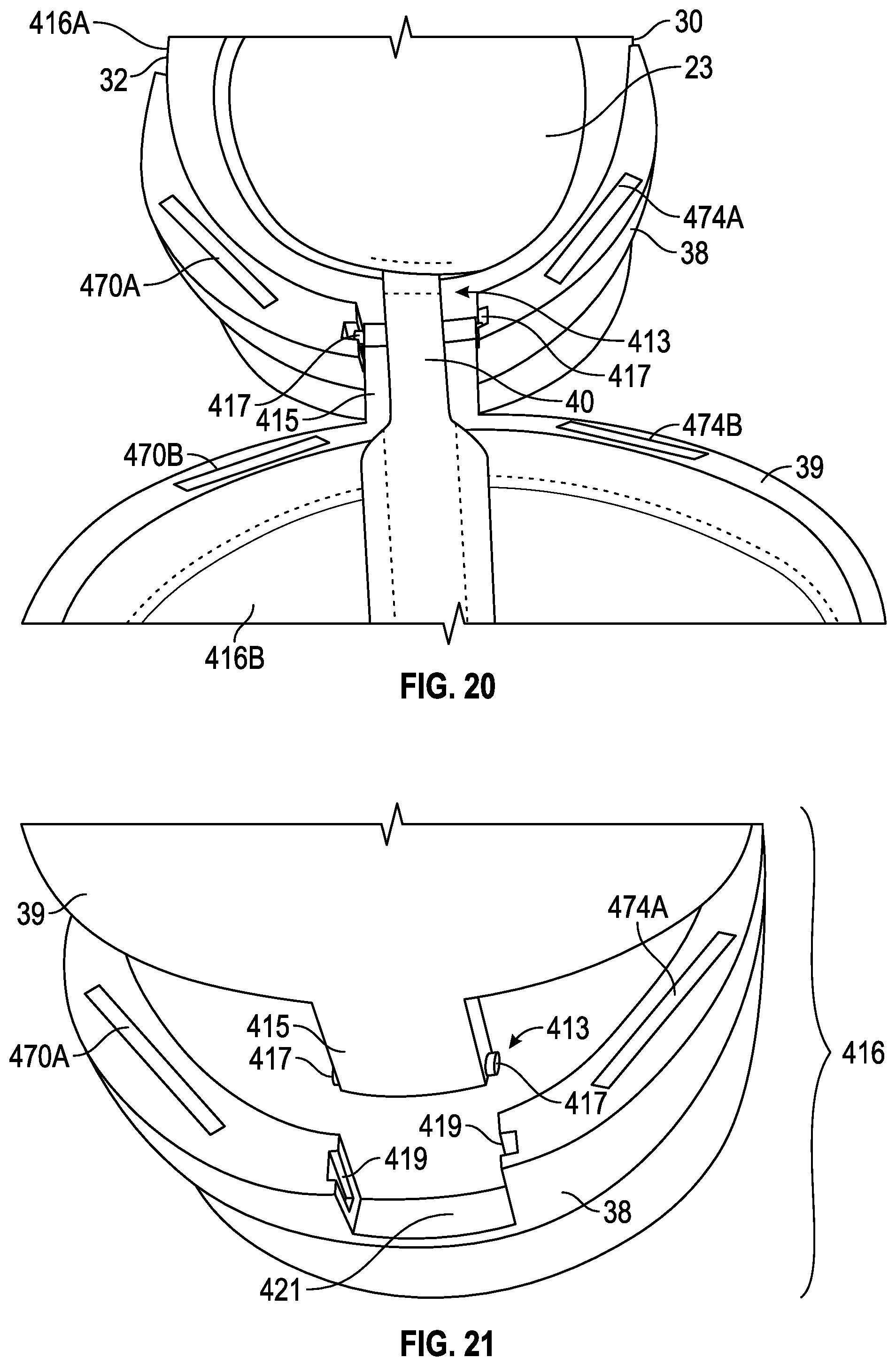 Patent US12317960 Figure 10 – Rear access article of footwear with movable heel portion