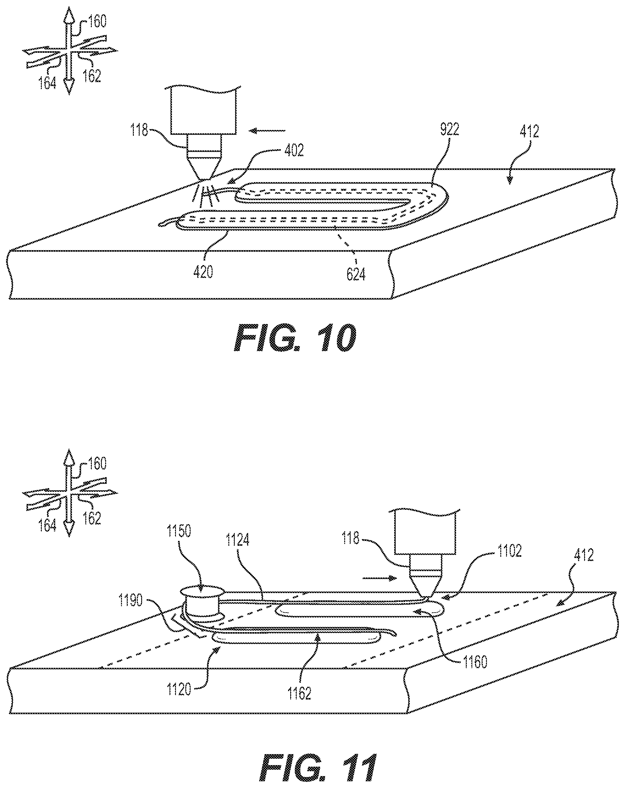 Patent US12317962 Figure 7 – Three-dimensional printing of a traced element