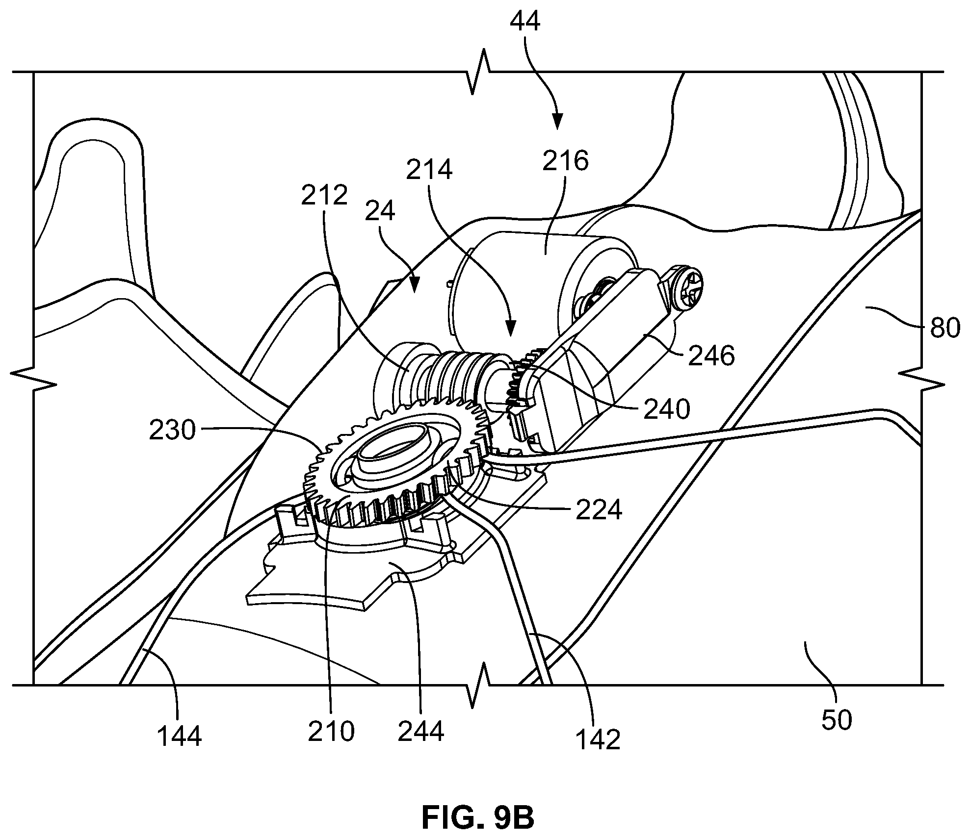Patent US12317963 Figure 8 – Article of footwear having an automatic lacing system