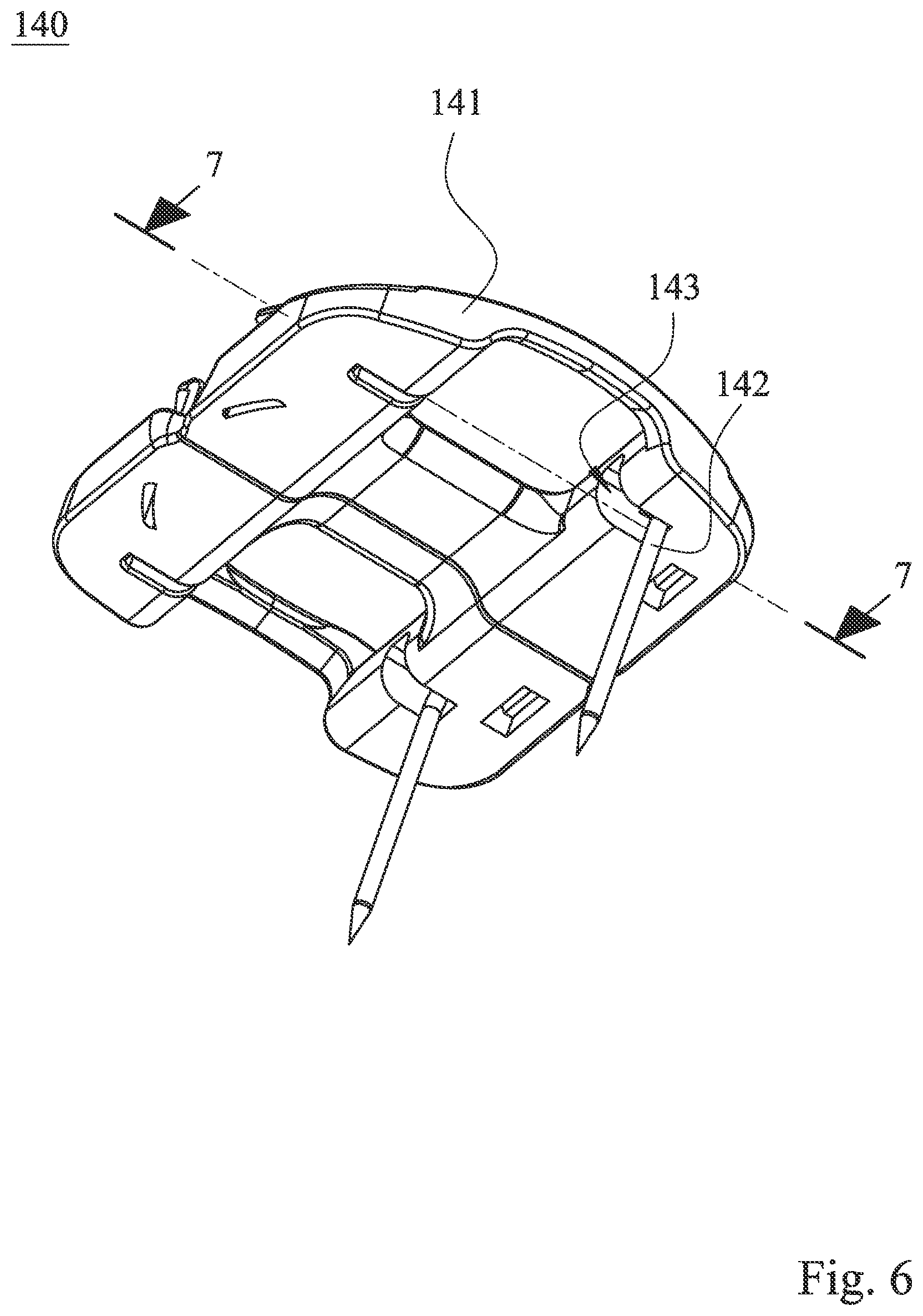 Patent US12317964 Figure 5 – Fastening device