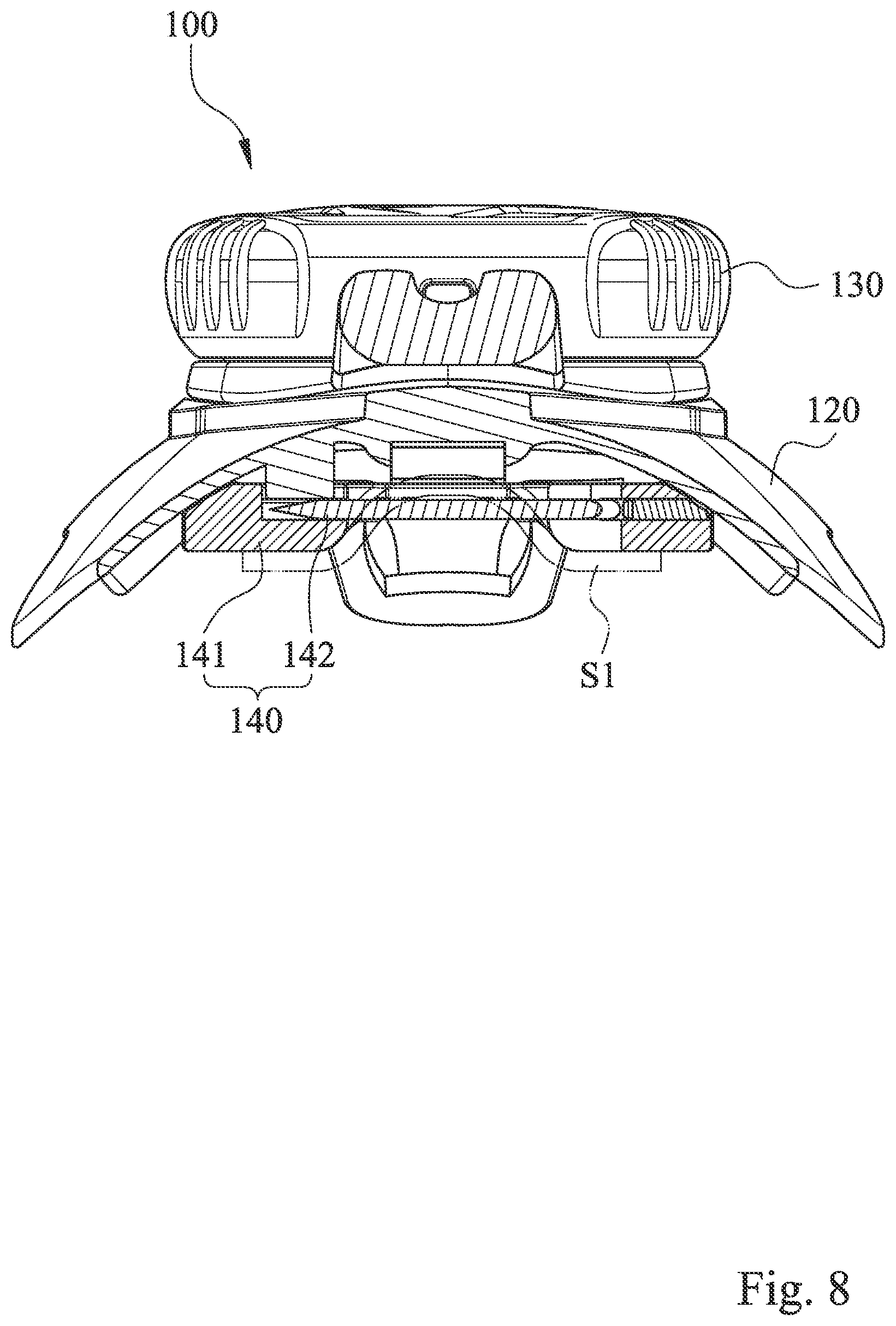 Patent US12317964 Figure 7 – Fastening device