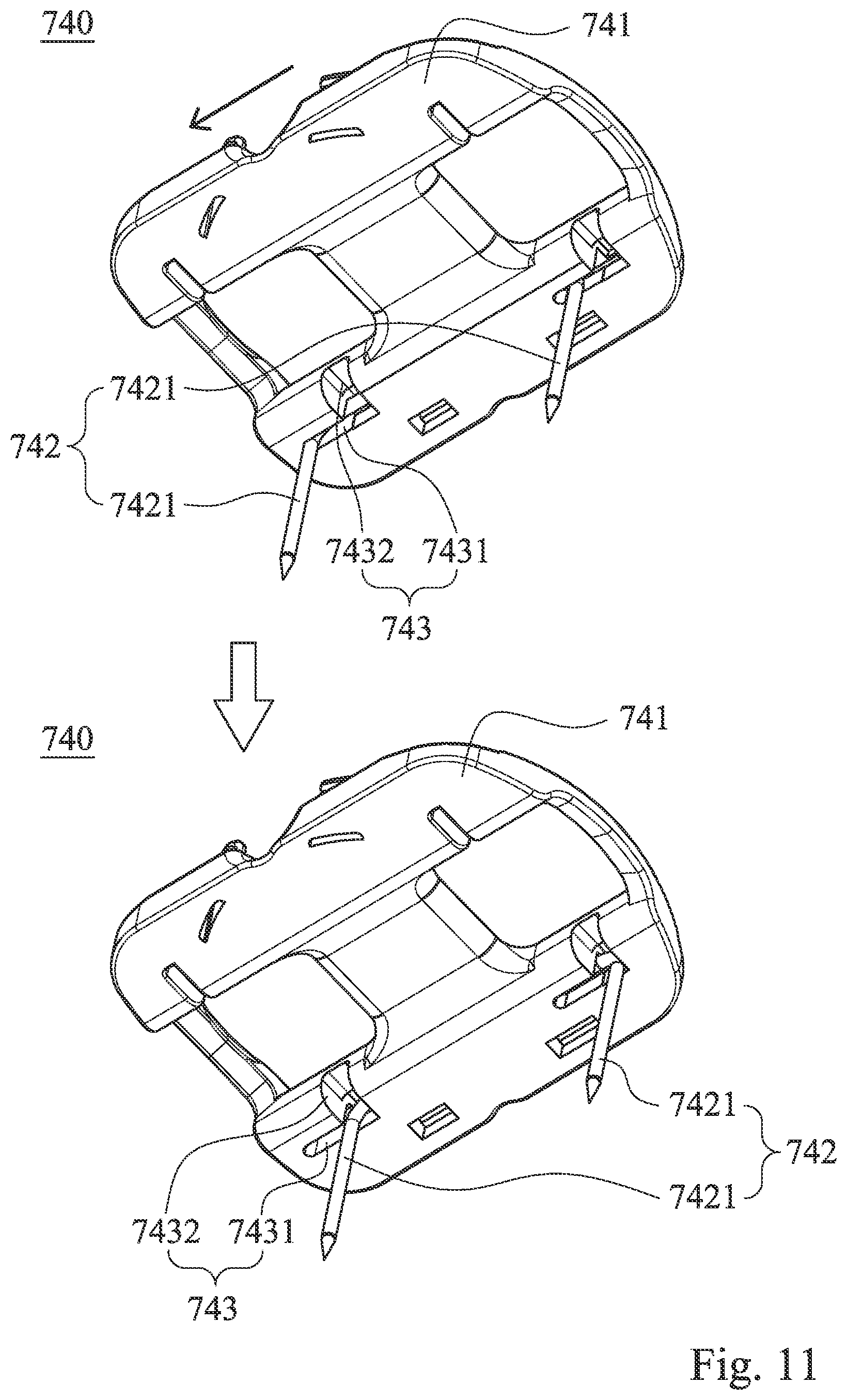 Patent US12317964 Figure 10 – Fastening device