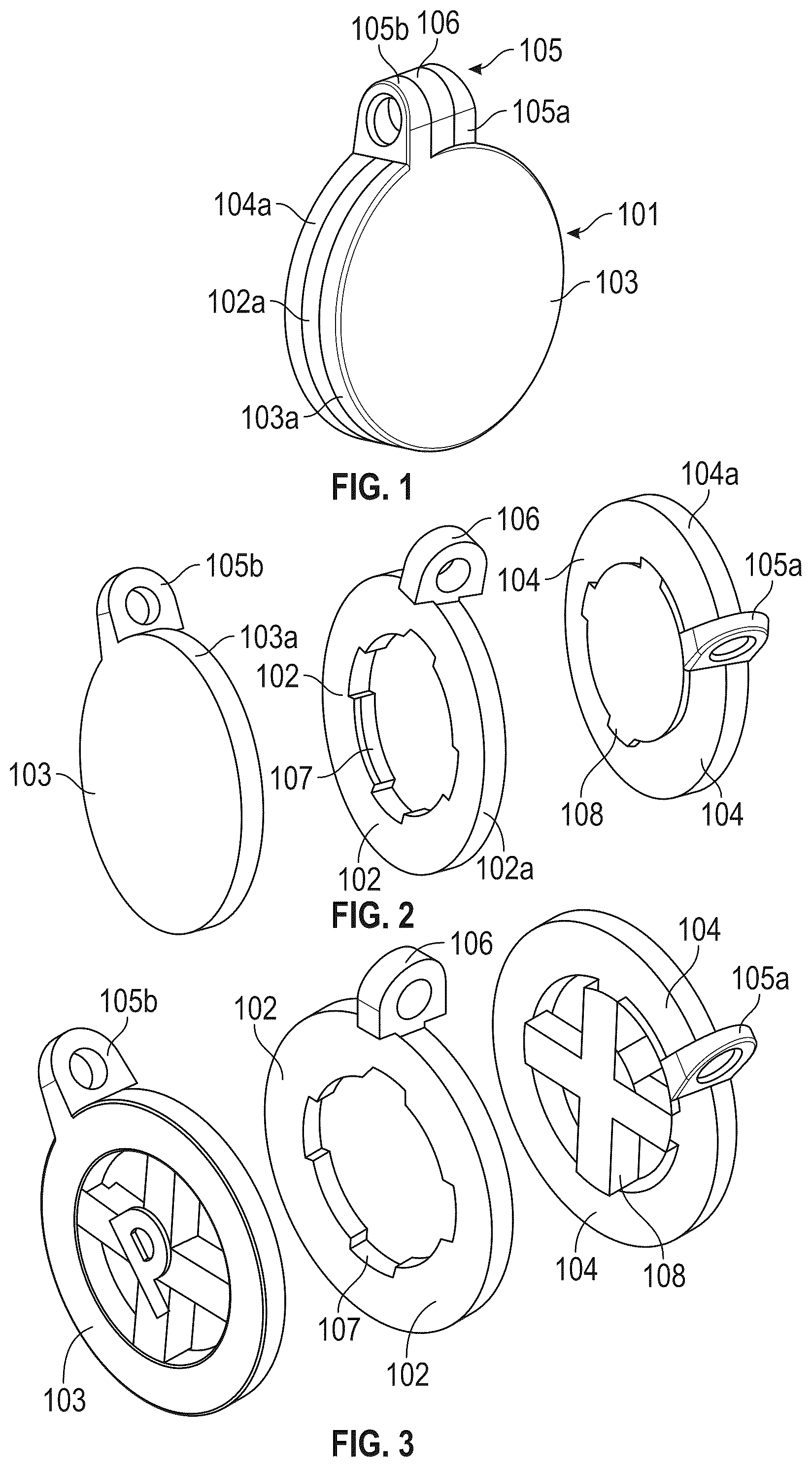 Patent US12317971 Figure 1 – Expanding surface jewelry device