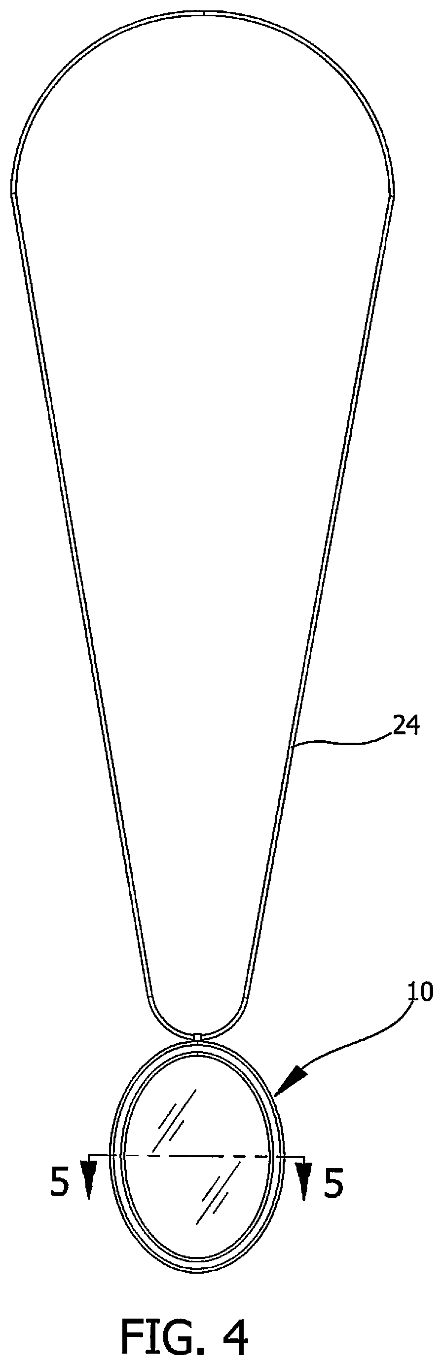 Patent US12317972 Figure 4 – Thermochromic necklace pendant