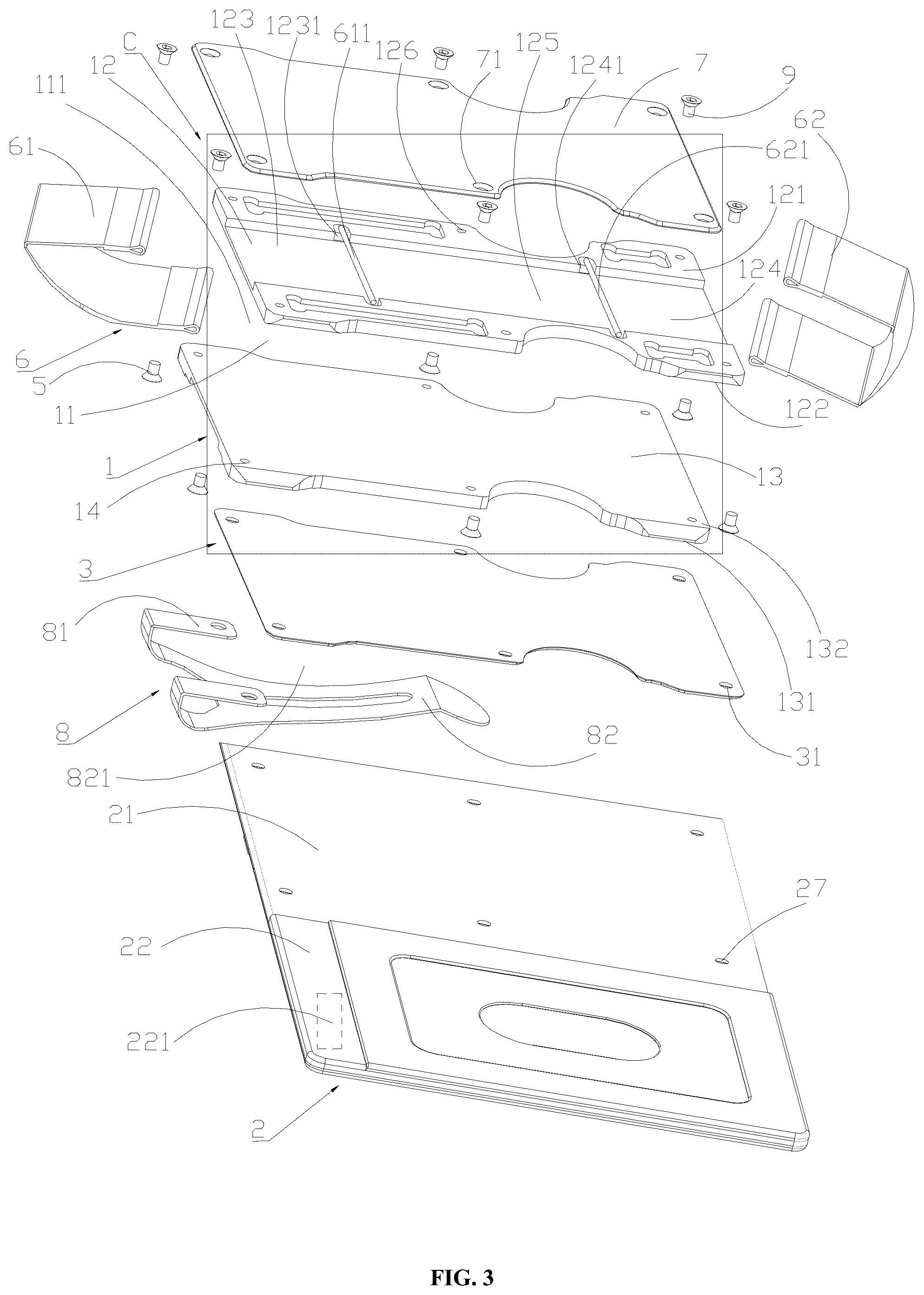 Patent US12317978 Figure 3 – Card holder