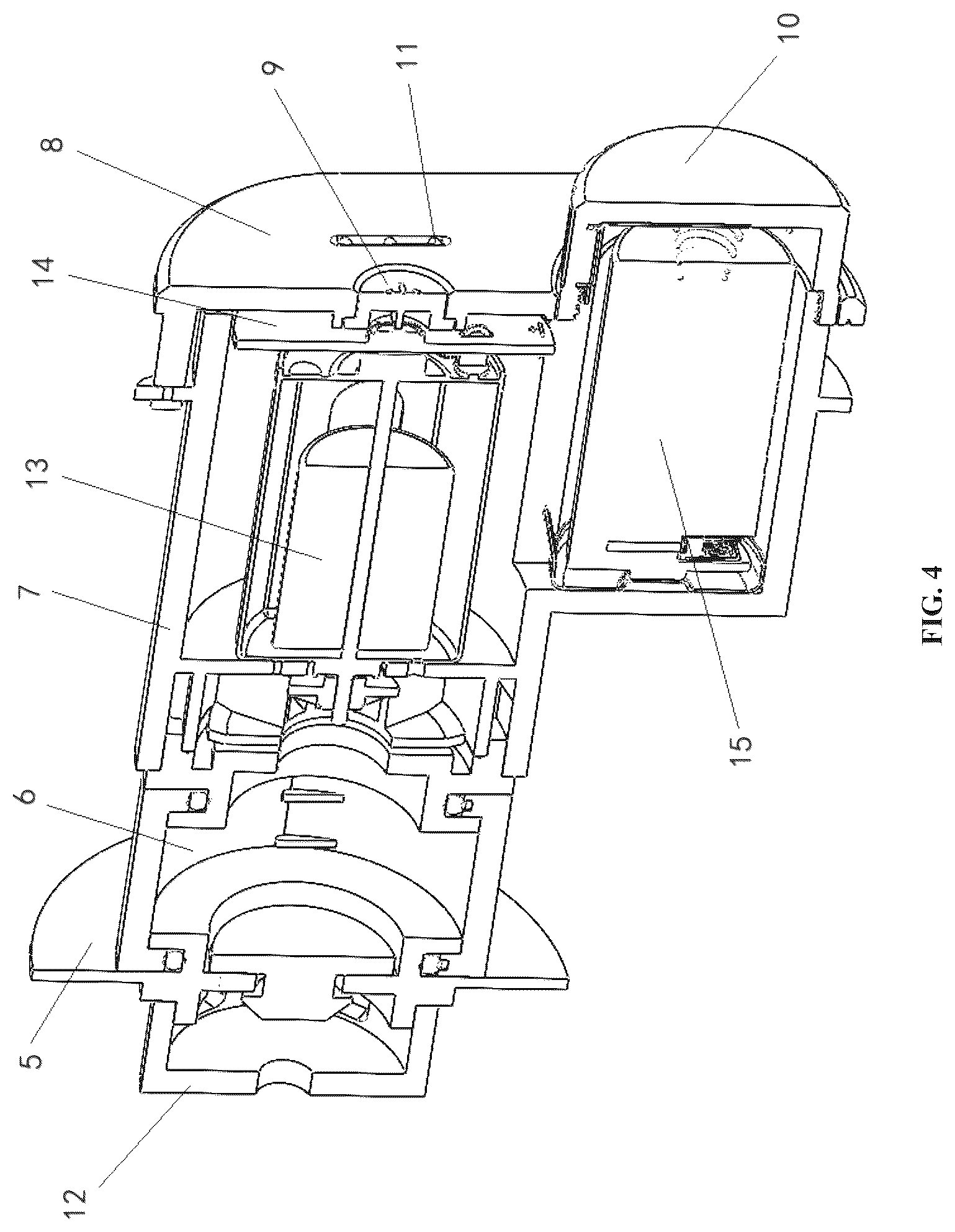 Patent US12317980 Figure 4 – Automatic vacuum suitcase