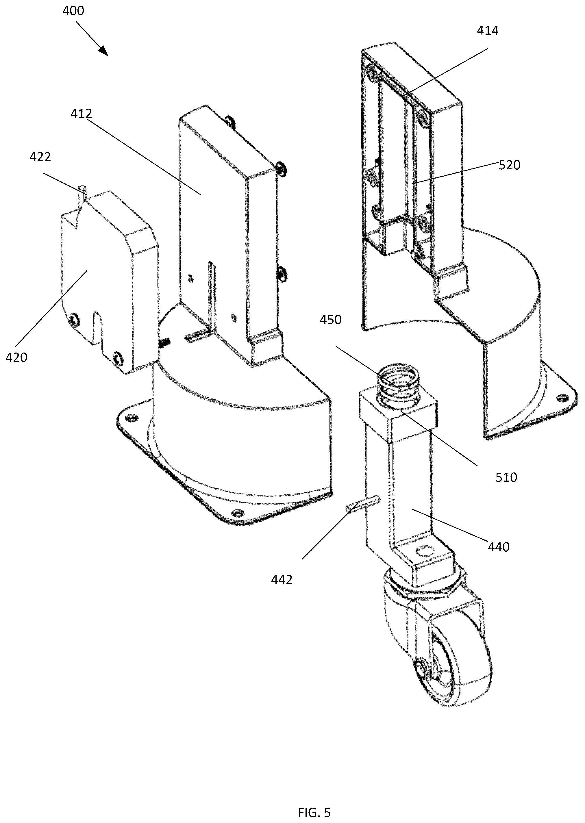 Patent US12317982 Figure 5 – Systems and methods for retractable wheels