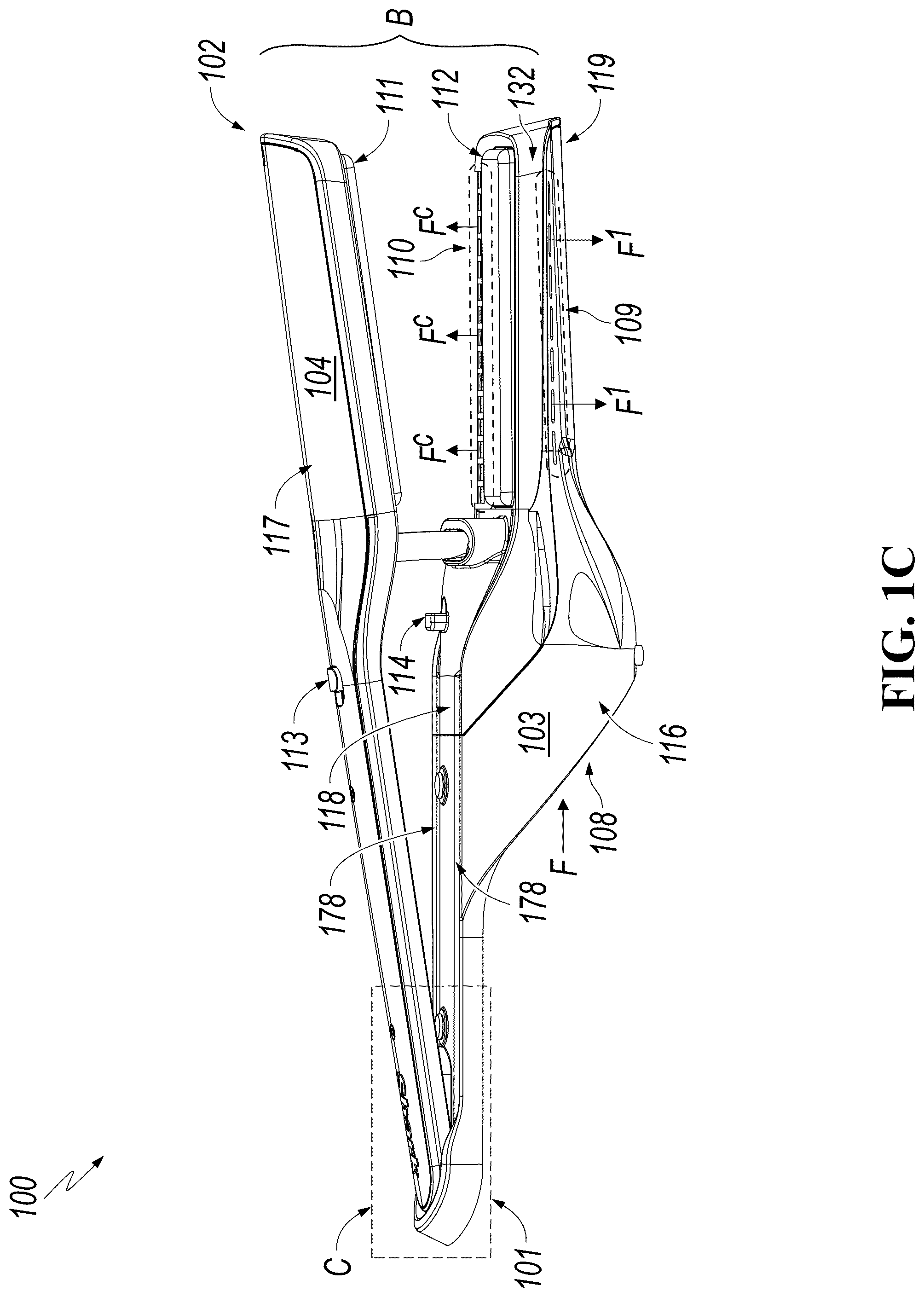 Patent US12317983 Figure 3 – Heated hair straightening accessory
