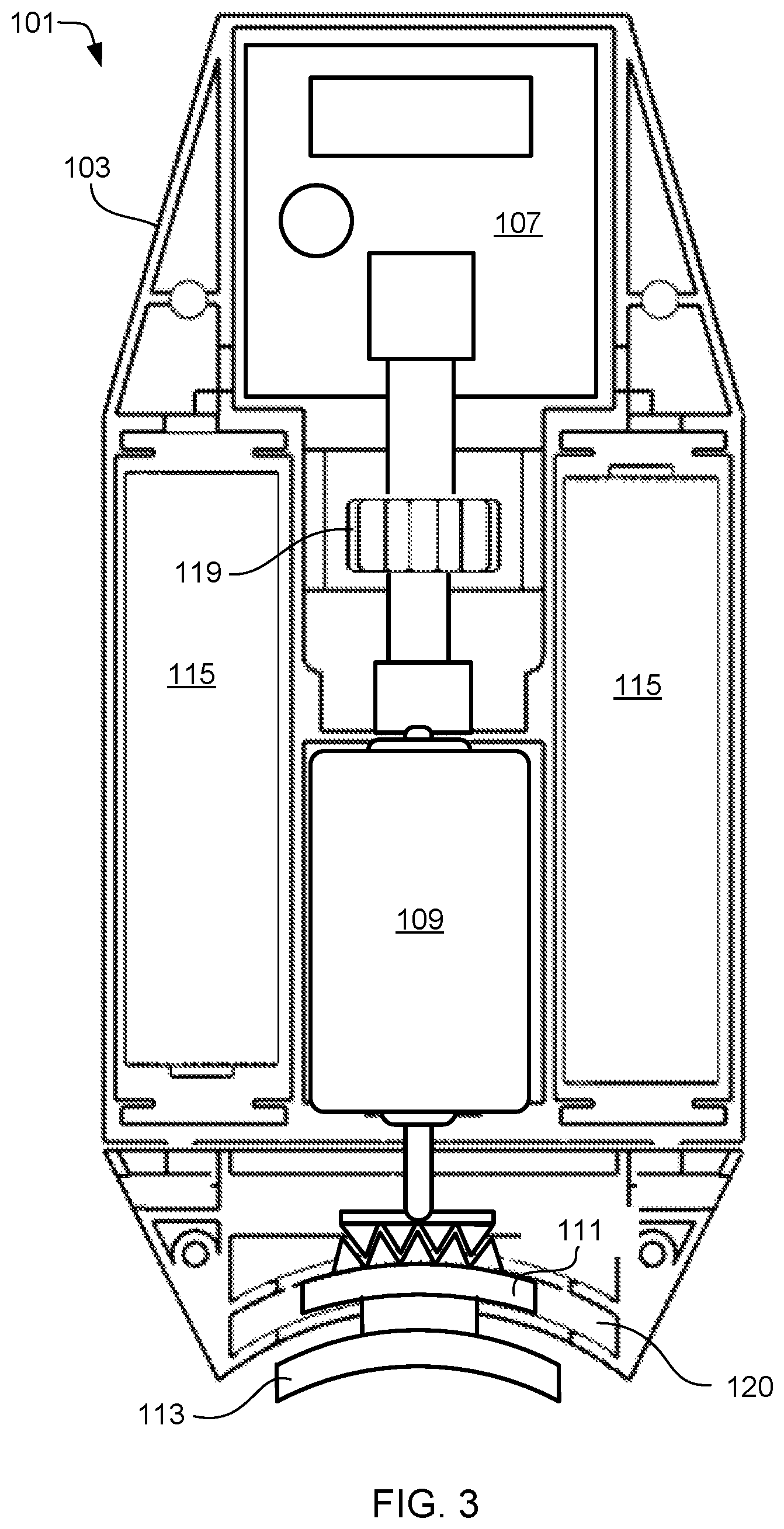 Patent US12317984 Figure 3 – Actuating nail file assembly and method