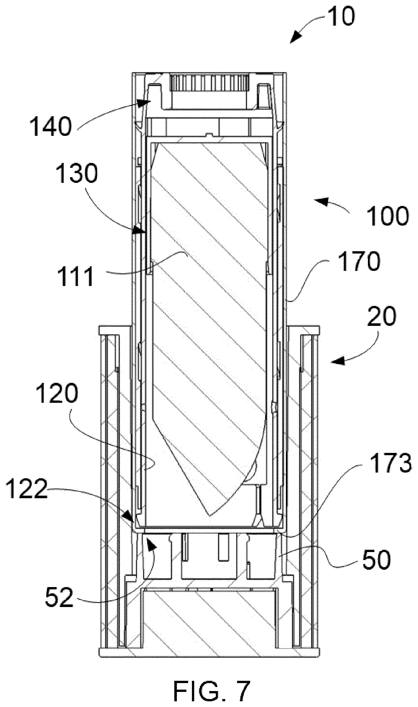 Patent US12317985 Figure 7 – Refillable stick case