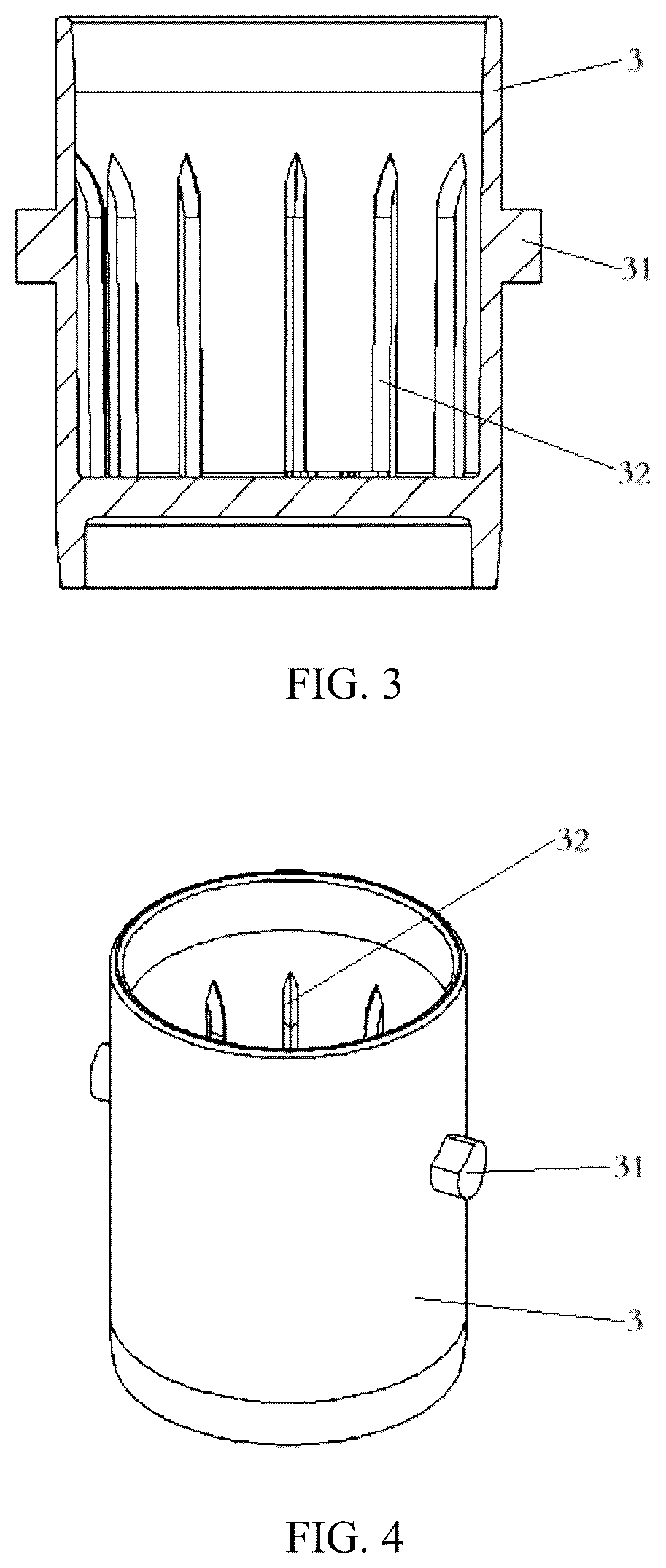 Patent US12317986 Figure 3 – 100% recyclable and replaceable eco-friendly pet lipstick mechanism
