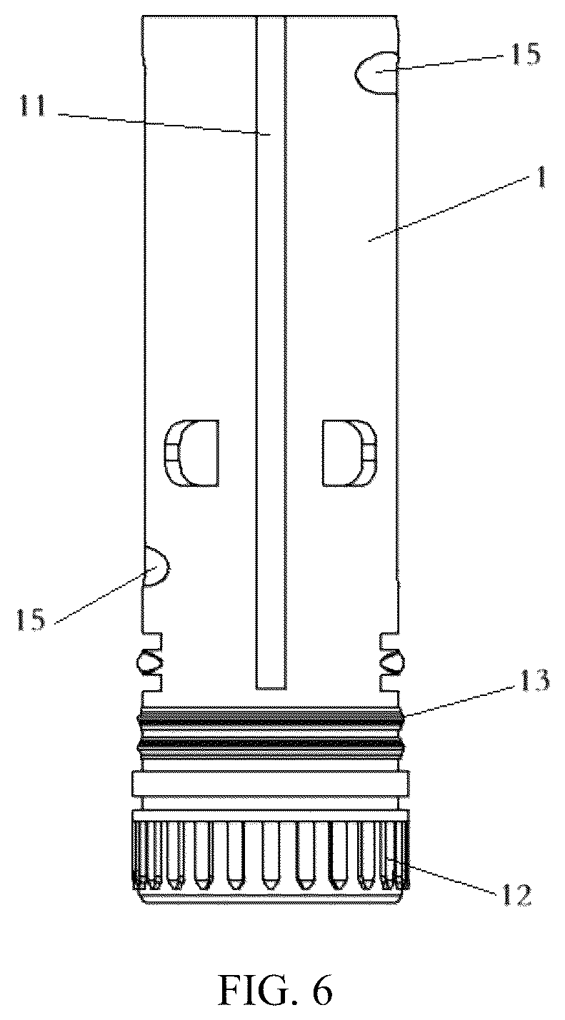 Patent US12317986 Figure 5 – 100% recyclable and replaceable eco-friendly pet lipstick mechanism