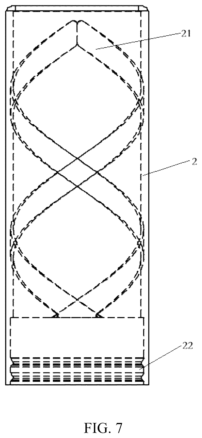 Patent US12317986 Figure 6 – 100% recyclable and replaceable eco-friendly pet lipstick mechanism
