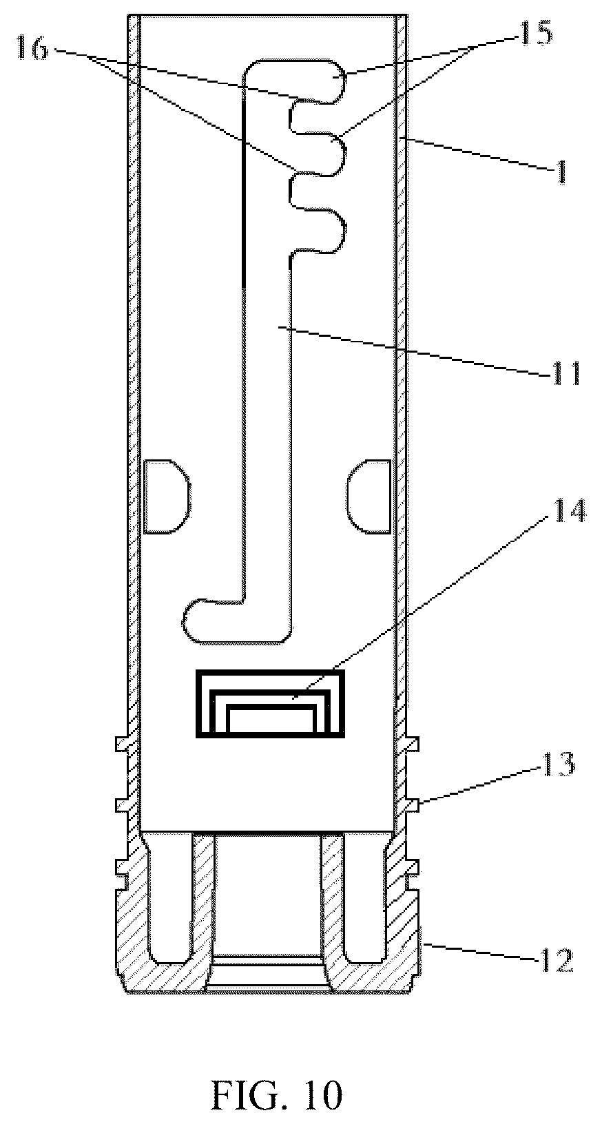 Patent US12317986 Figure 9 – 100% recyclable and replaceable eco-friendly pet lipstick mechanism
