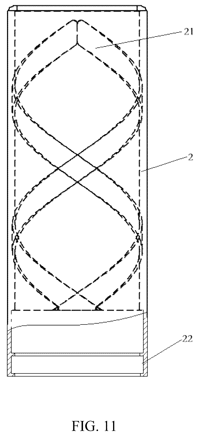 Patent US12317986 Figure 10 – 100% recyclable and replaceable eco-friendly pet lipstick mechanism