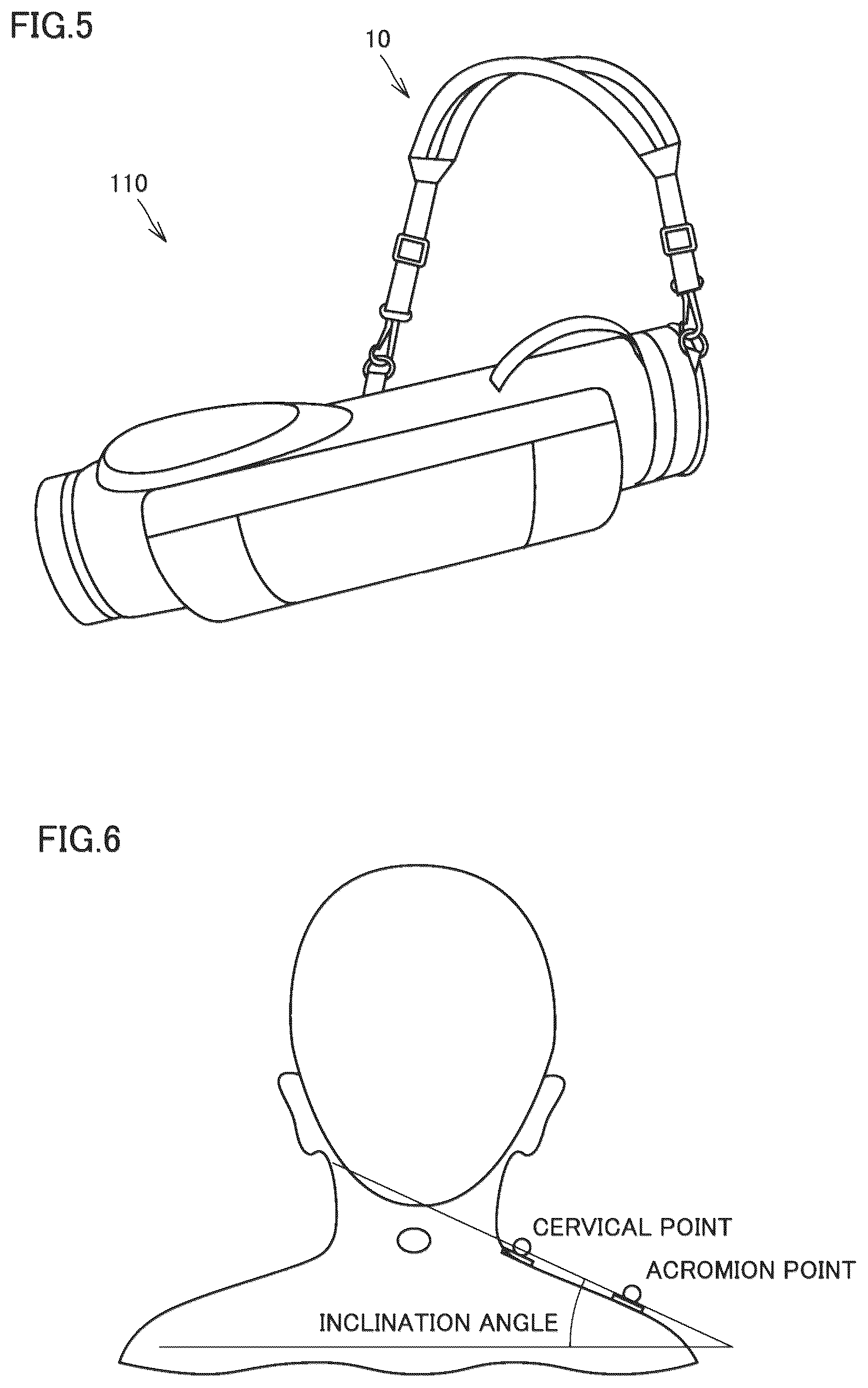 Patent US12317987 Figure 5 – Shoulder belt and bag