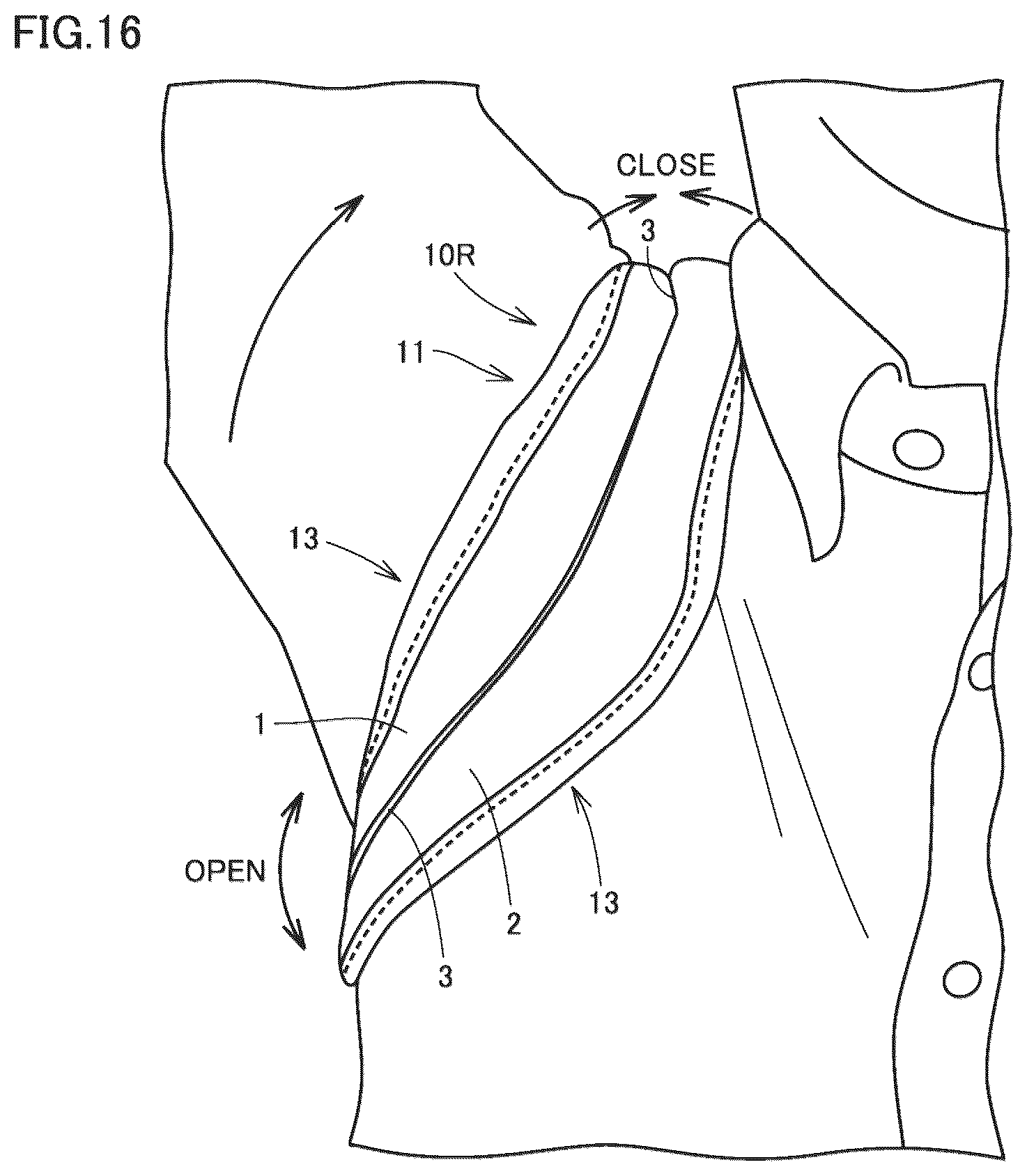 Patent US12317987 Figure 12 – Shoulder belt and bag