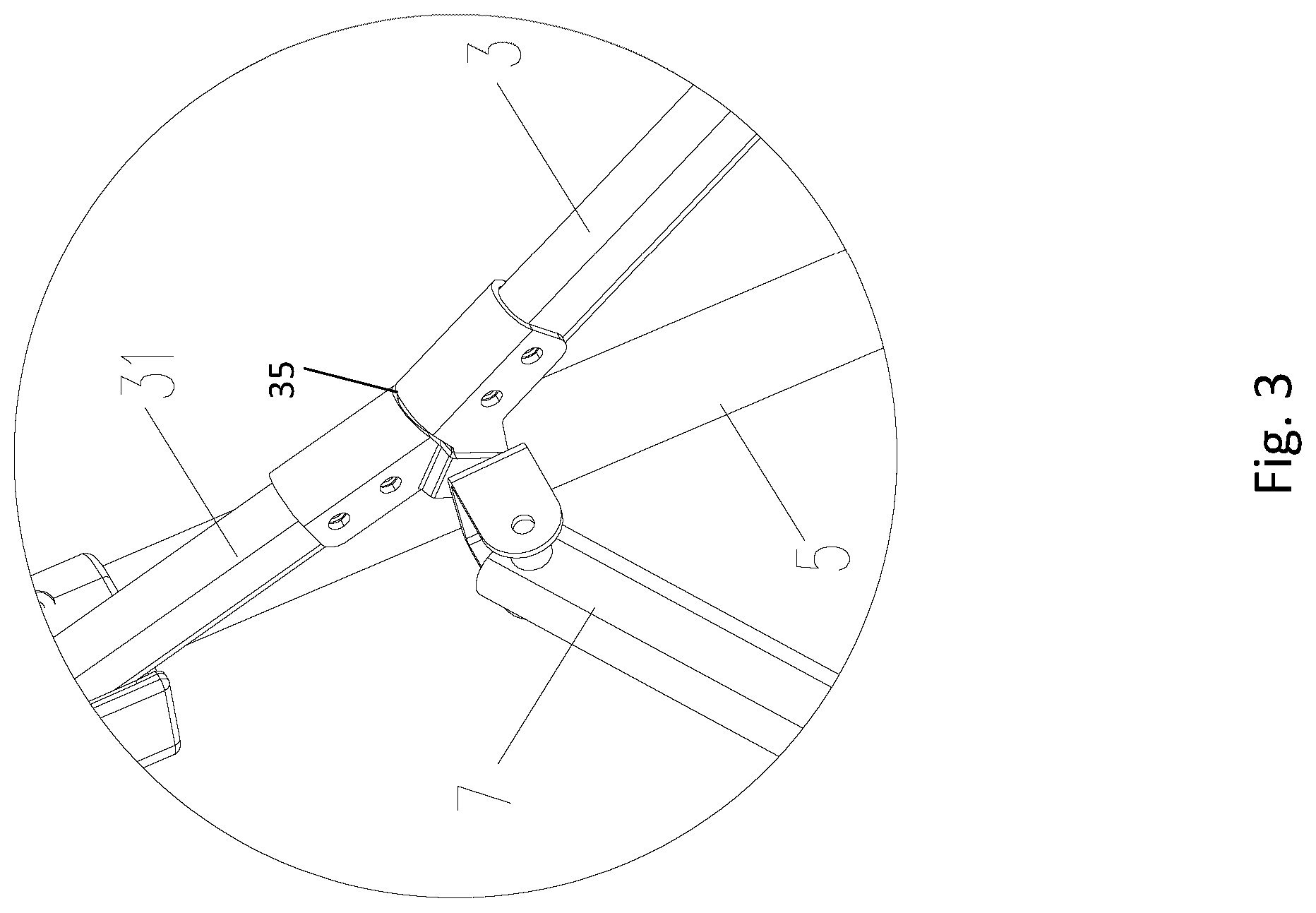 Patent US12317990 Figure 3 – Foldable hammock