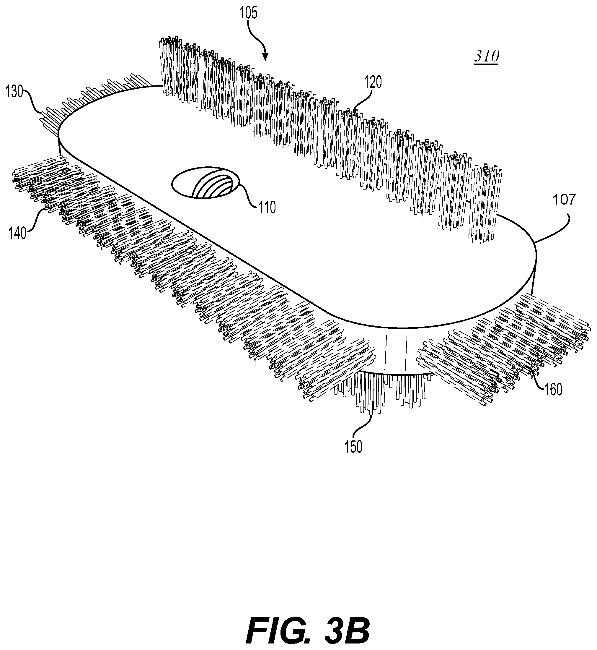 Patent US12317992 Figure 4 – Universal gutter guard cleaning brush