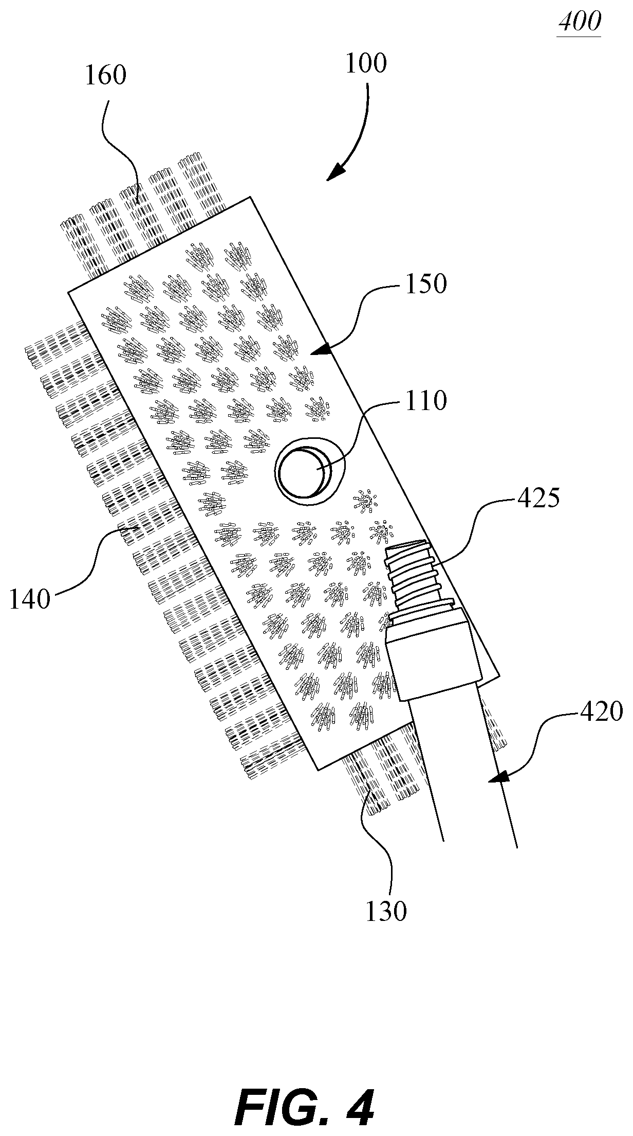 Patent US12317992 Figure 7 – Universal gutter guard cleaning brush