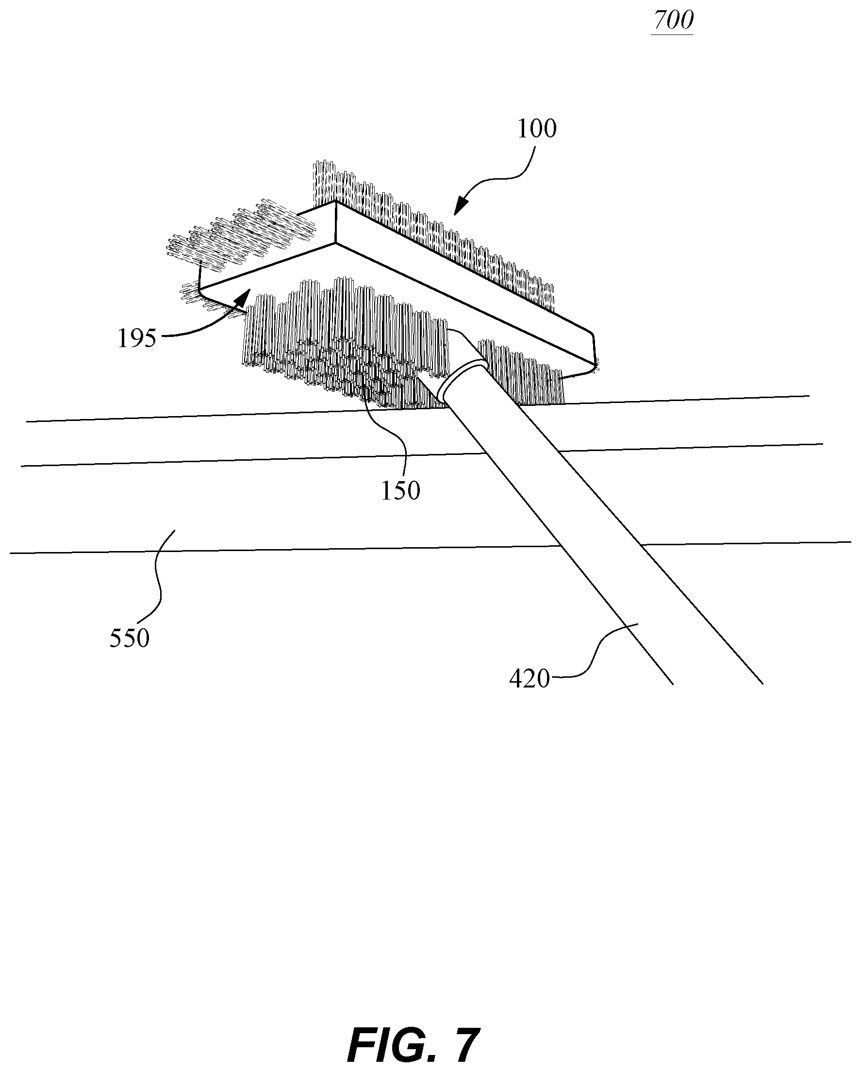 Patent US12317992 Figure 10 – Universal gutter guard cleaning brush