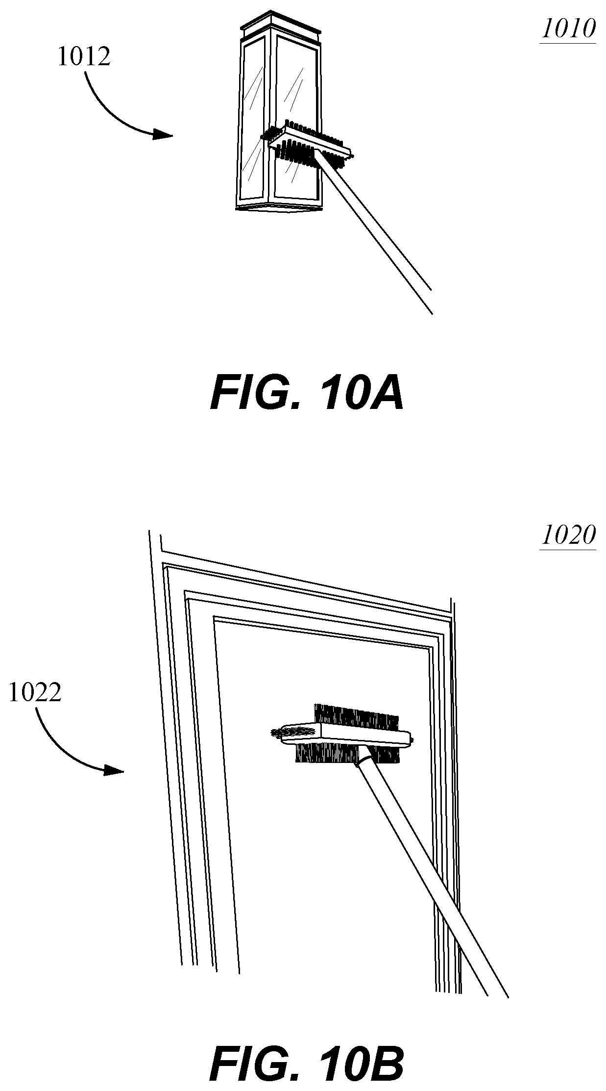 Patent US12317992 Figure 13 – Universal gutter guard cleaning brush