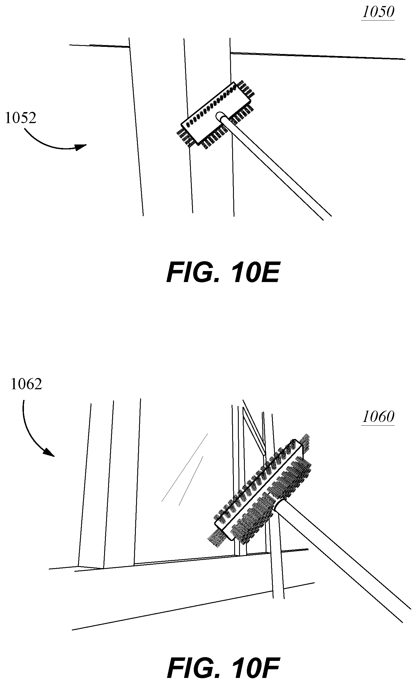 Patent US12317992 Figure 15 – Universal gutter guard cleaning brush