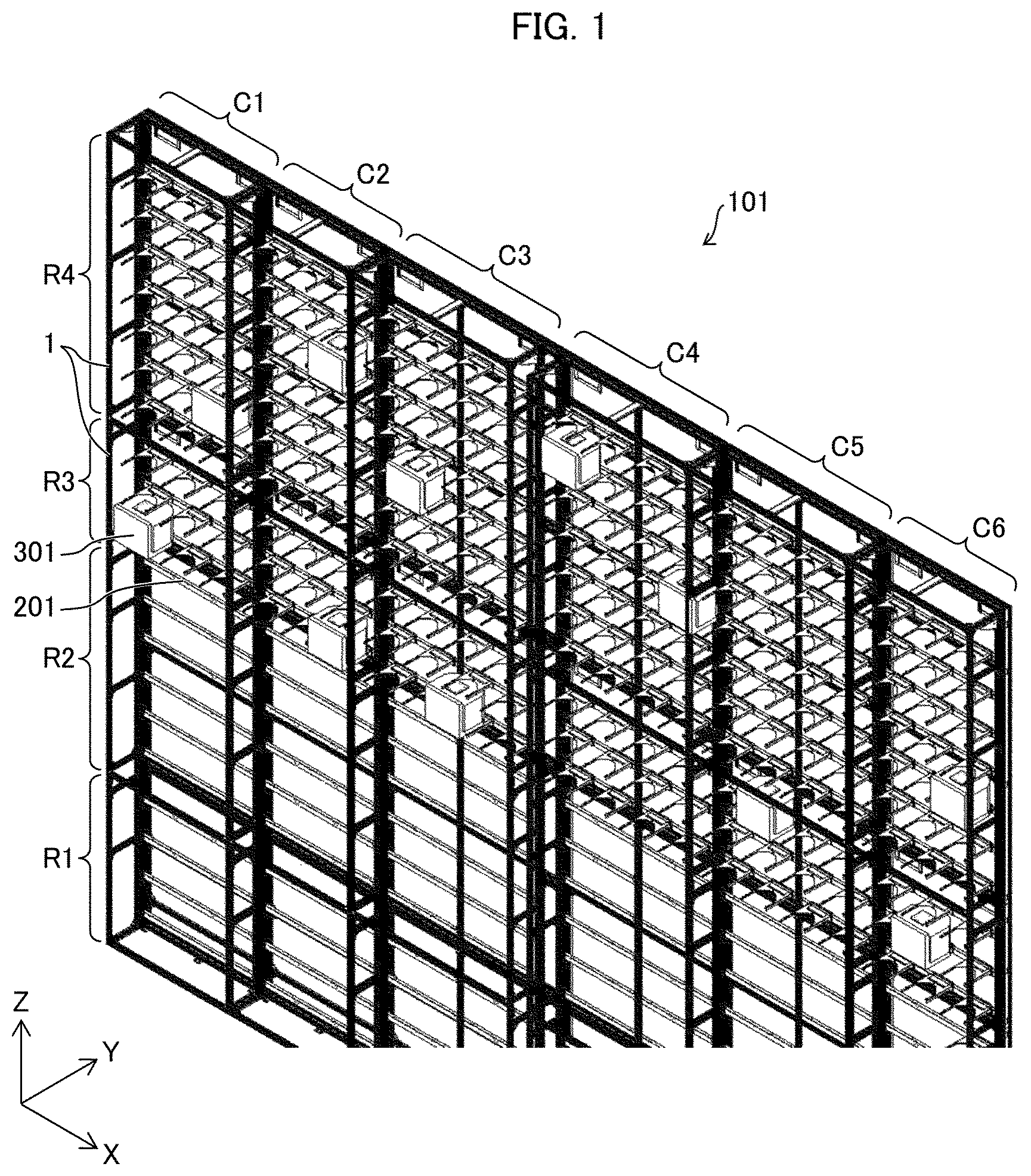Patent US12317996 — Assembly shelf — Figure 1