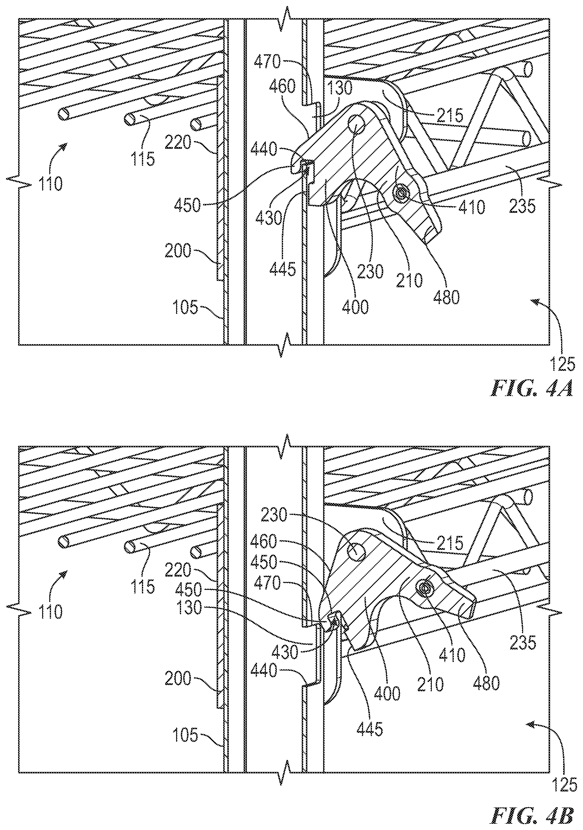 Patent US12317997 Figure 4 – Adjustable shelving systems and methods