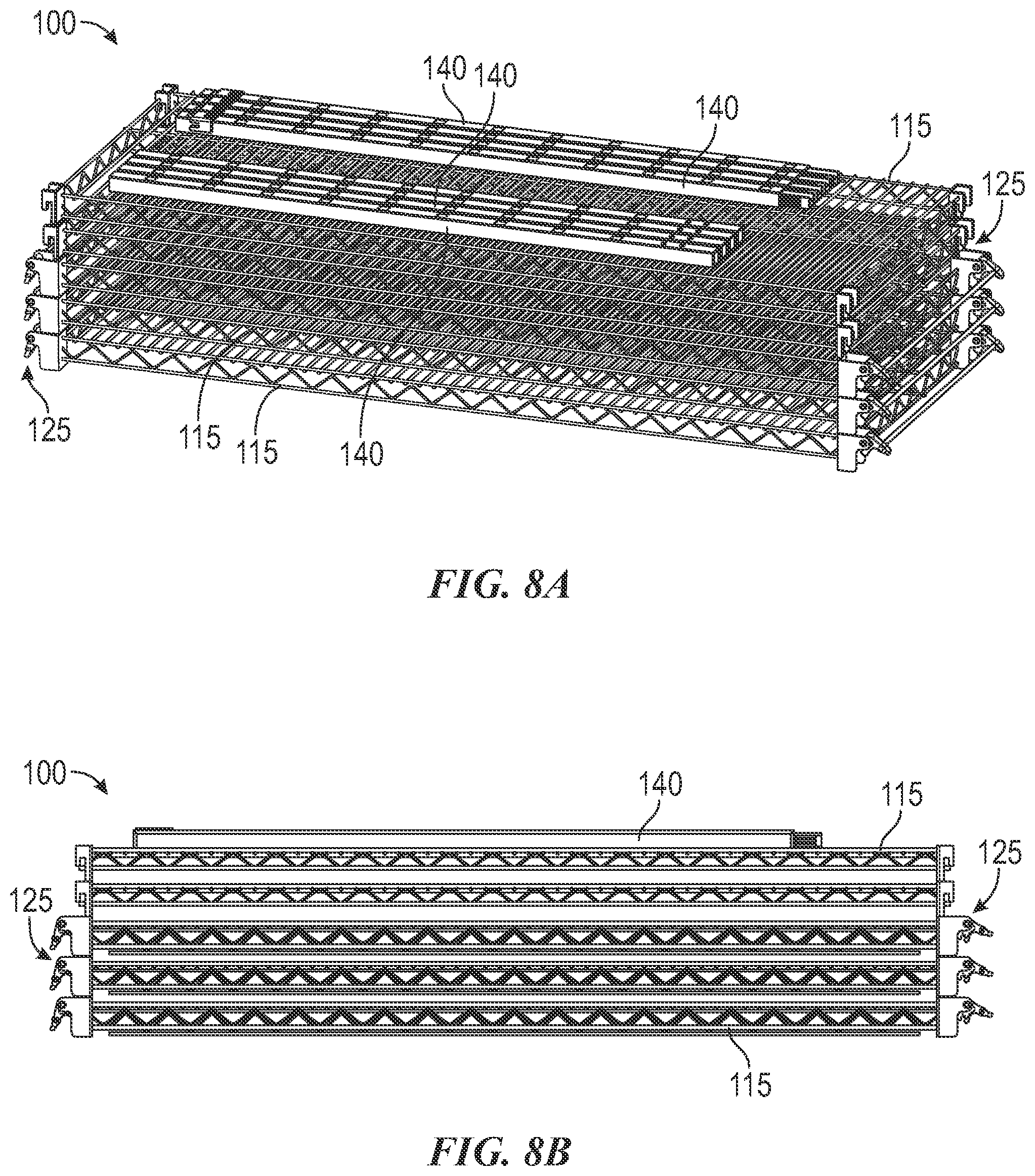Patent US12317997 Figure 6 – Adjustable shelving systems and methods