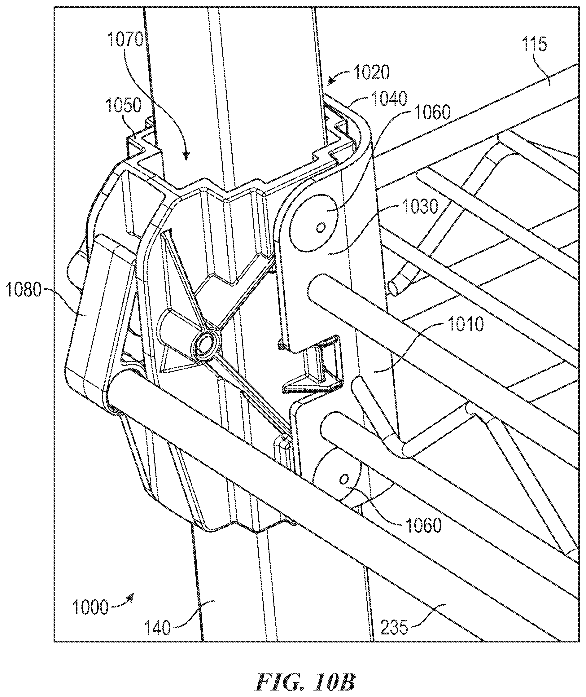 Patent US12317997 Figure 9 – Adjustable shelving systems and methods