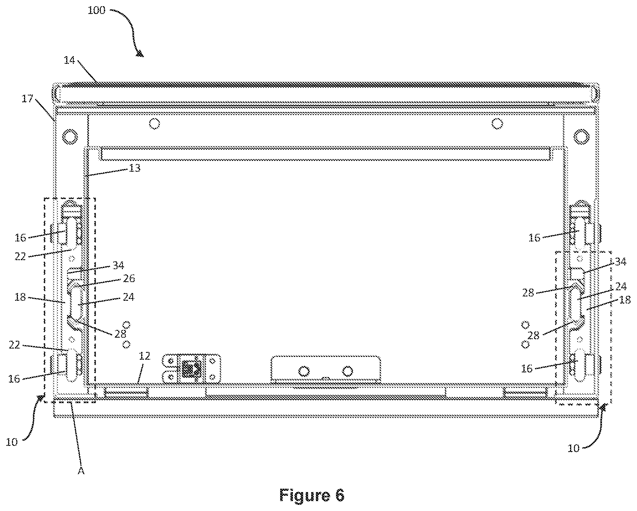 Patent US12318001 Figure 6 – Receptacle assemblies and locking systems for such assemblies