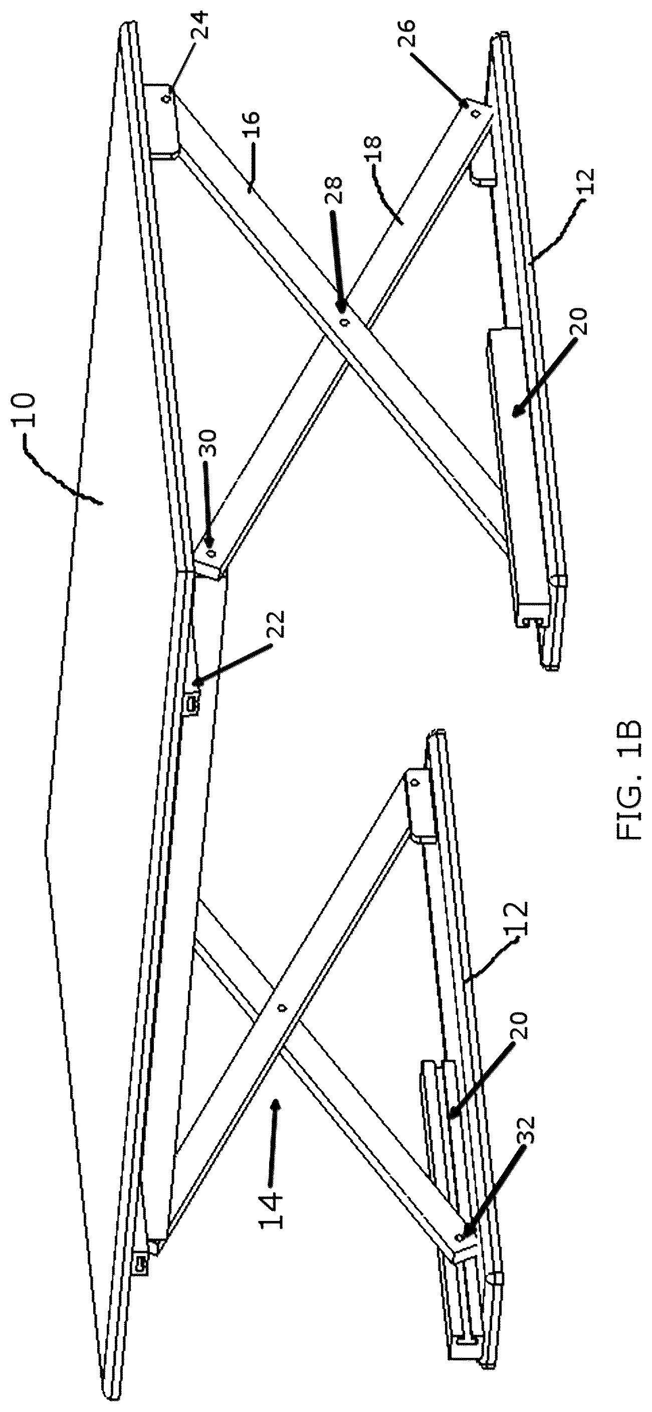 Patent US12318003 Figure 2 – Desktop workspace that adjusts vertically