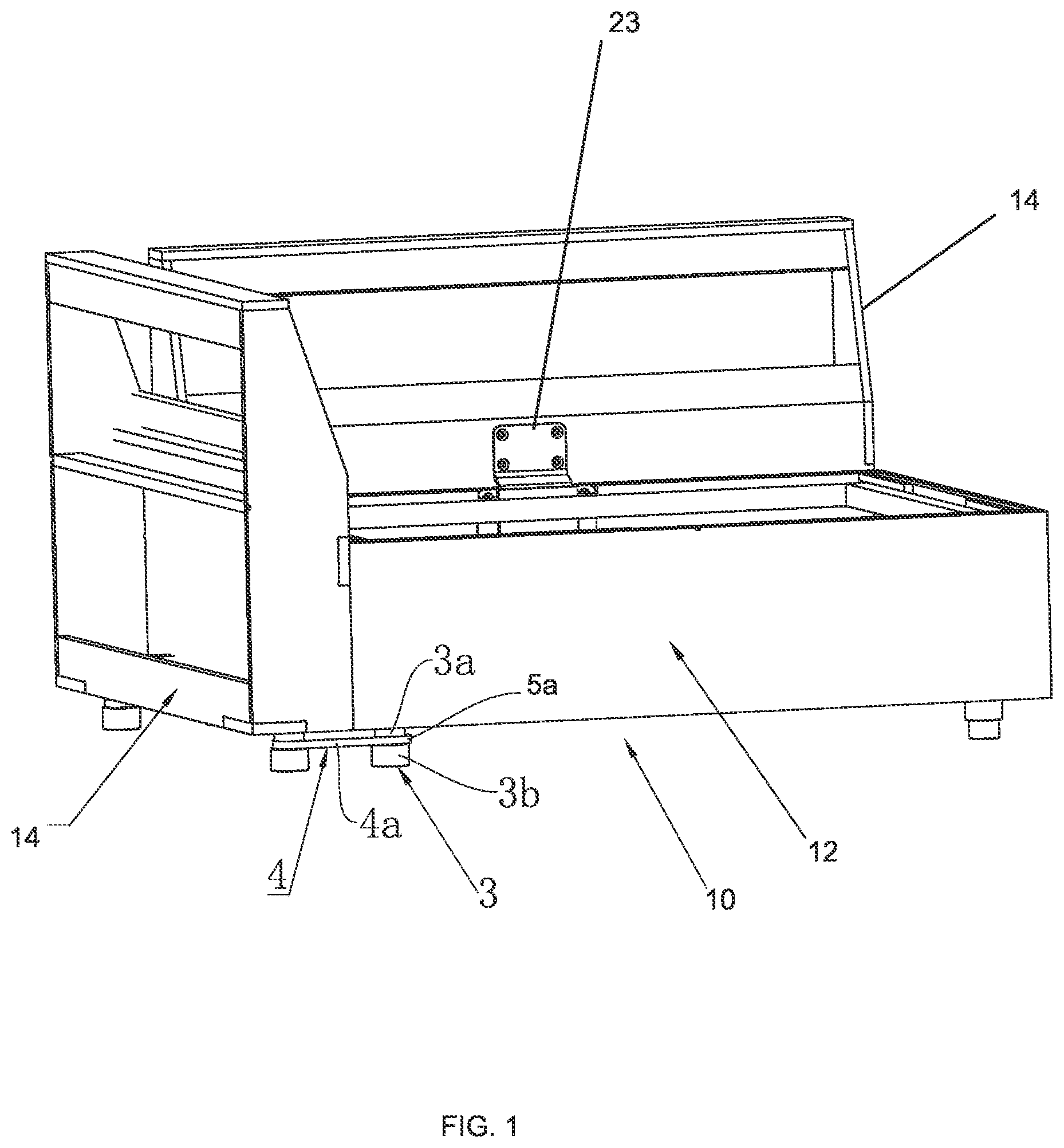 Patent US12318006 Figure 1 – Furniture assembly with recliner module