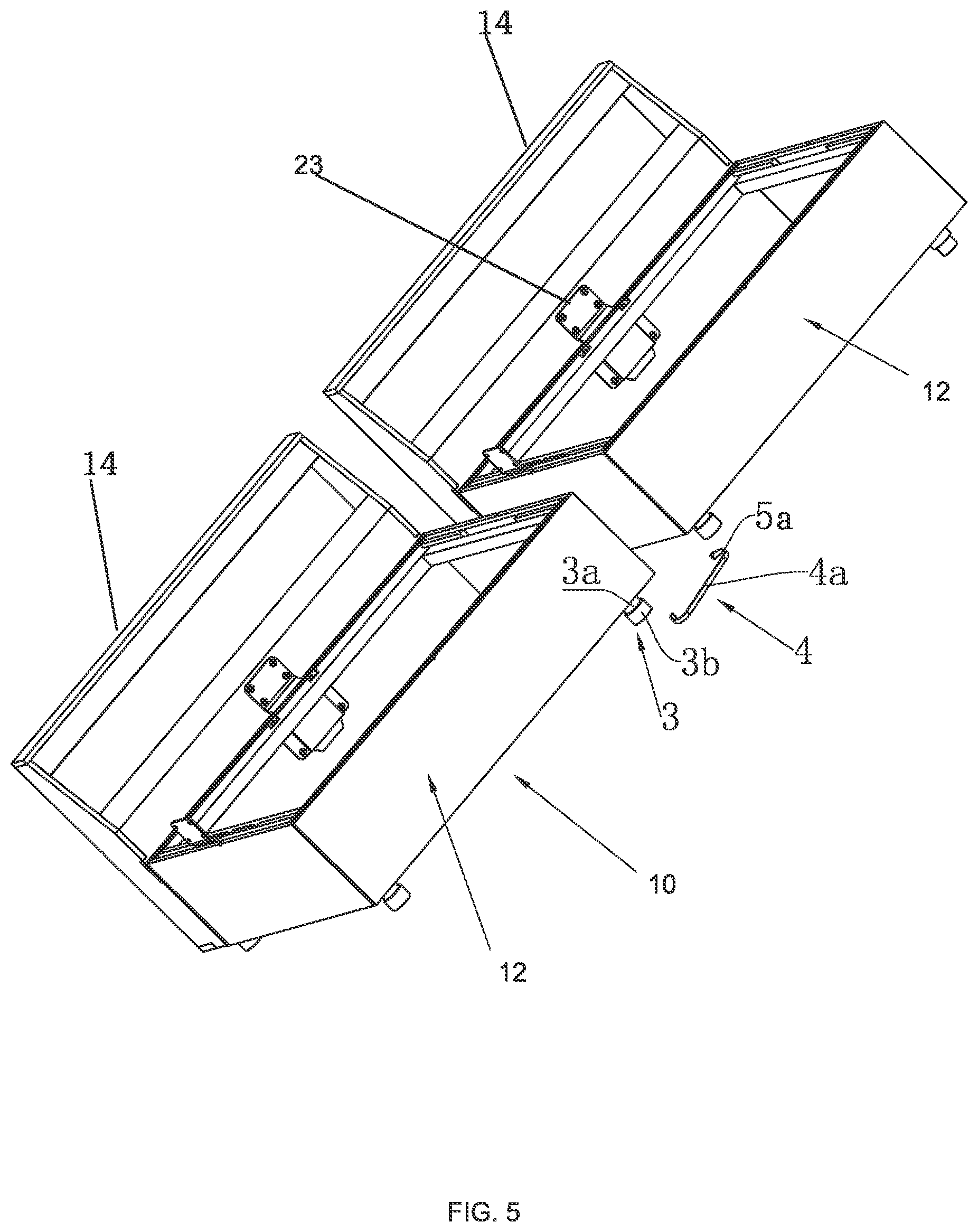 Patent US12318006 Figure 5 – Furniture assembly with recliner module