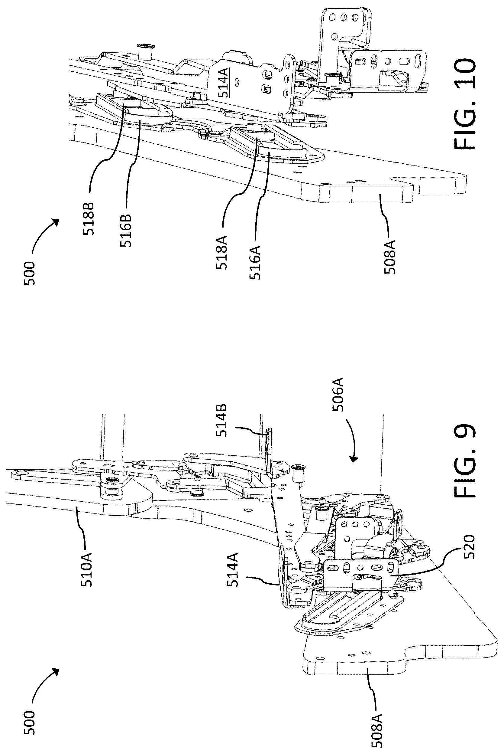 Patent US12318008 Figure 9 – Convertible theater seating assembly