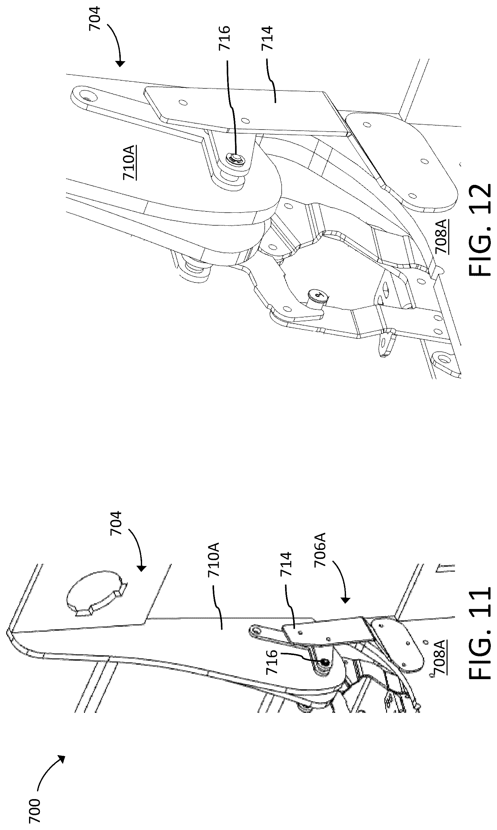 Patent US12318008 Figure 10 – Convertible theater seating assembly